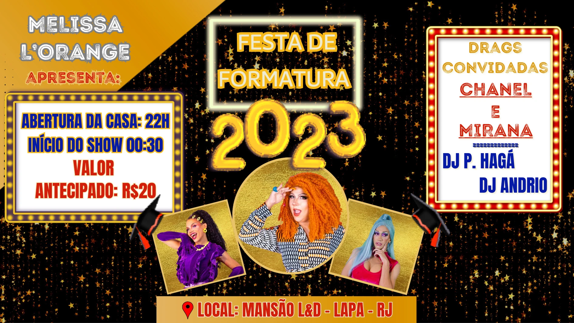 Festa De Formatura - Com Melissa L'orange + Convidadas Cover