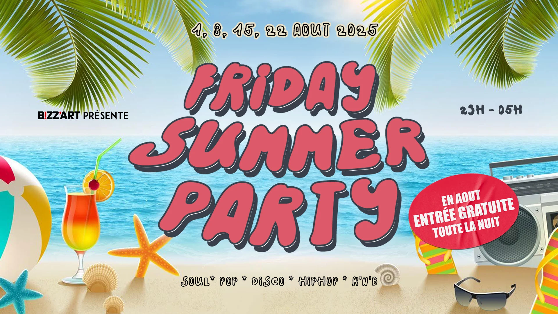 Friday Summer Party 22.08.25 Cover