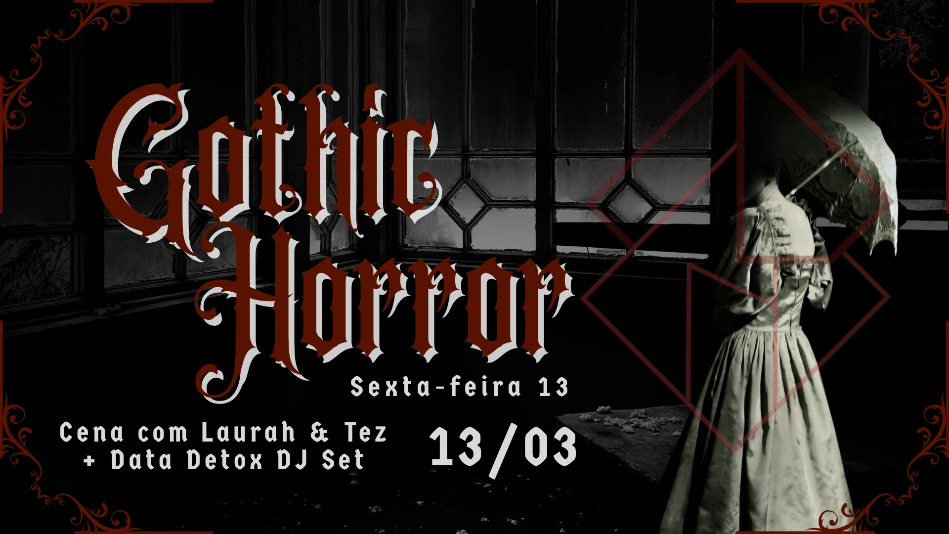13/03 - Gothic Horror: Sexta-Feira 13 Cena Com Laurah & Tez Cover