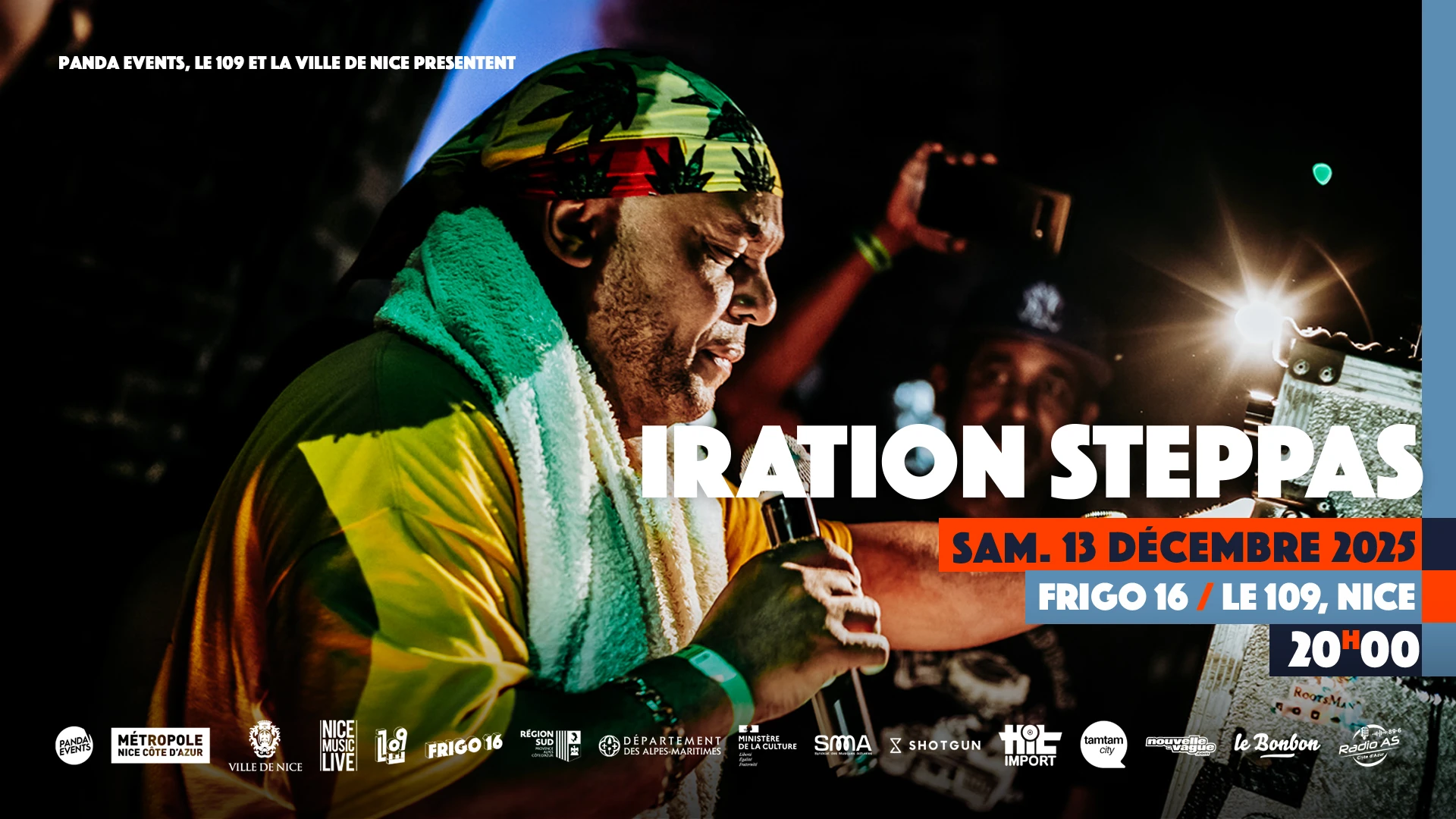 Iration Steppas - Sam. 13 Décembre 2025 @ Nice Cover