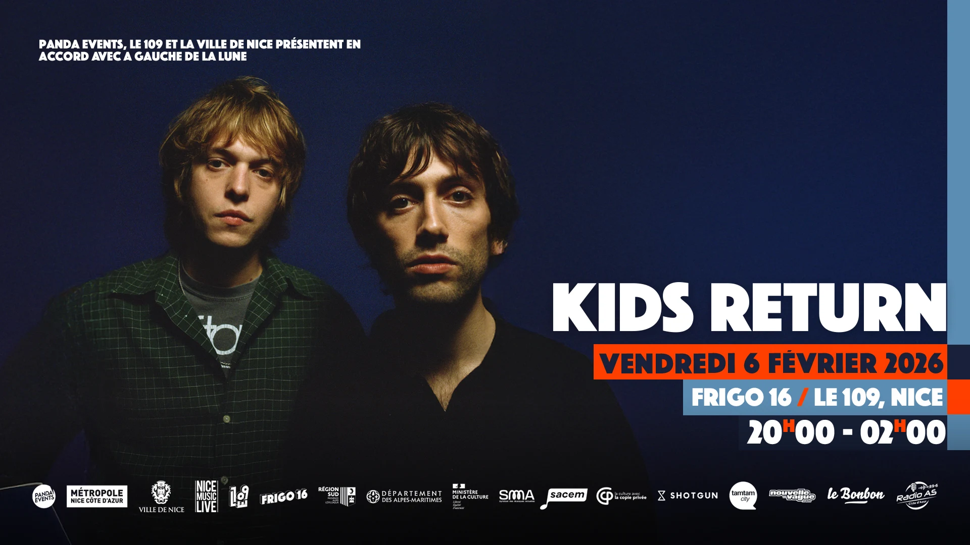 Kids Return - Ven. 6 Février 2026 @ Nice Cover