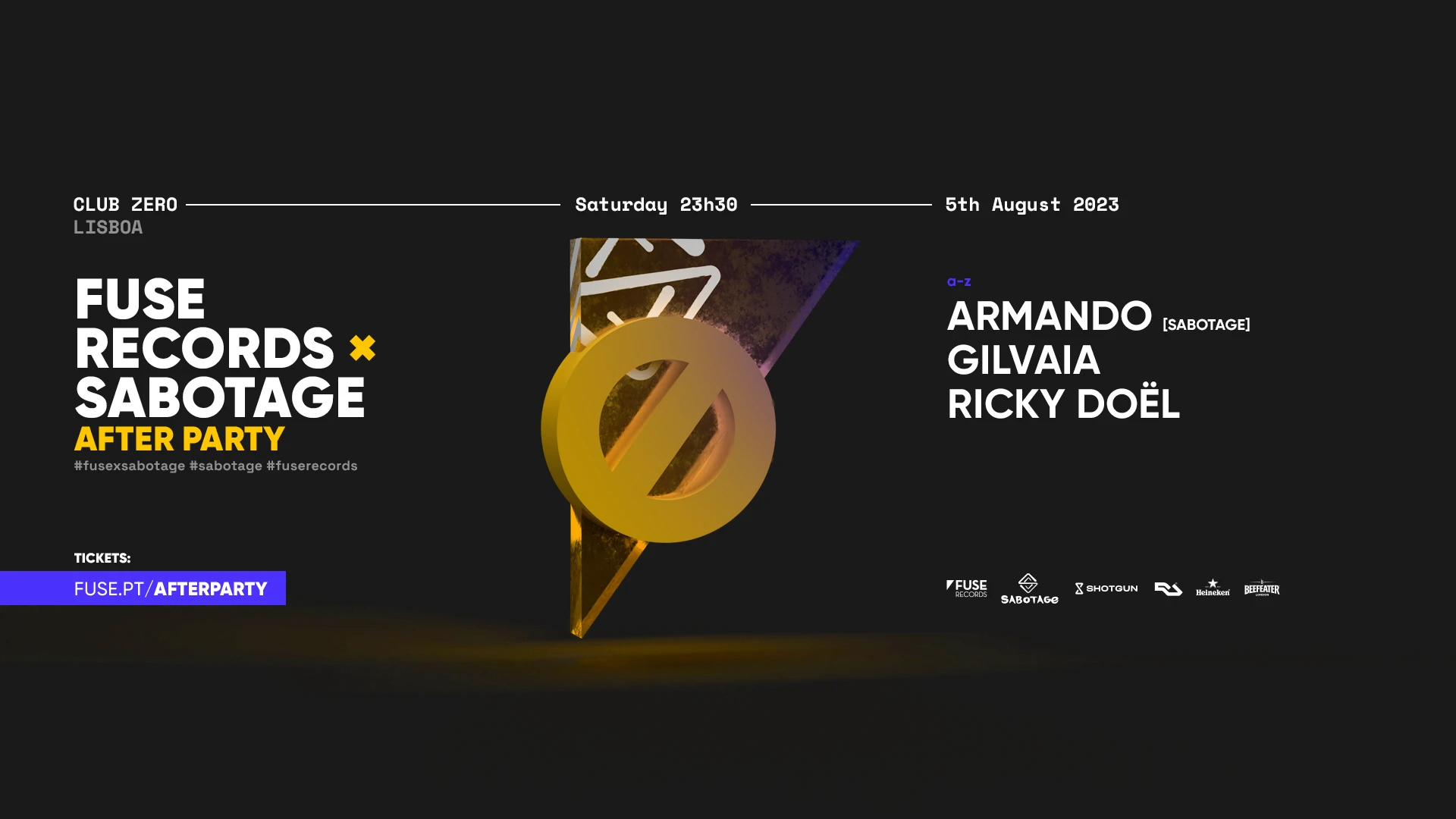 Fuse Records X Sabotage: After Party Cover