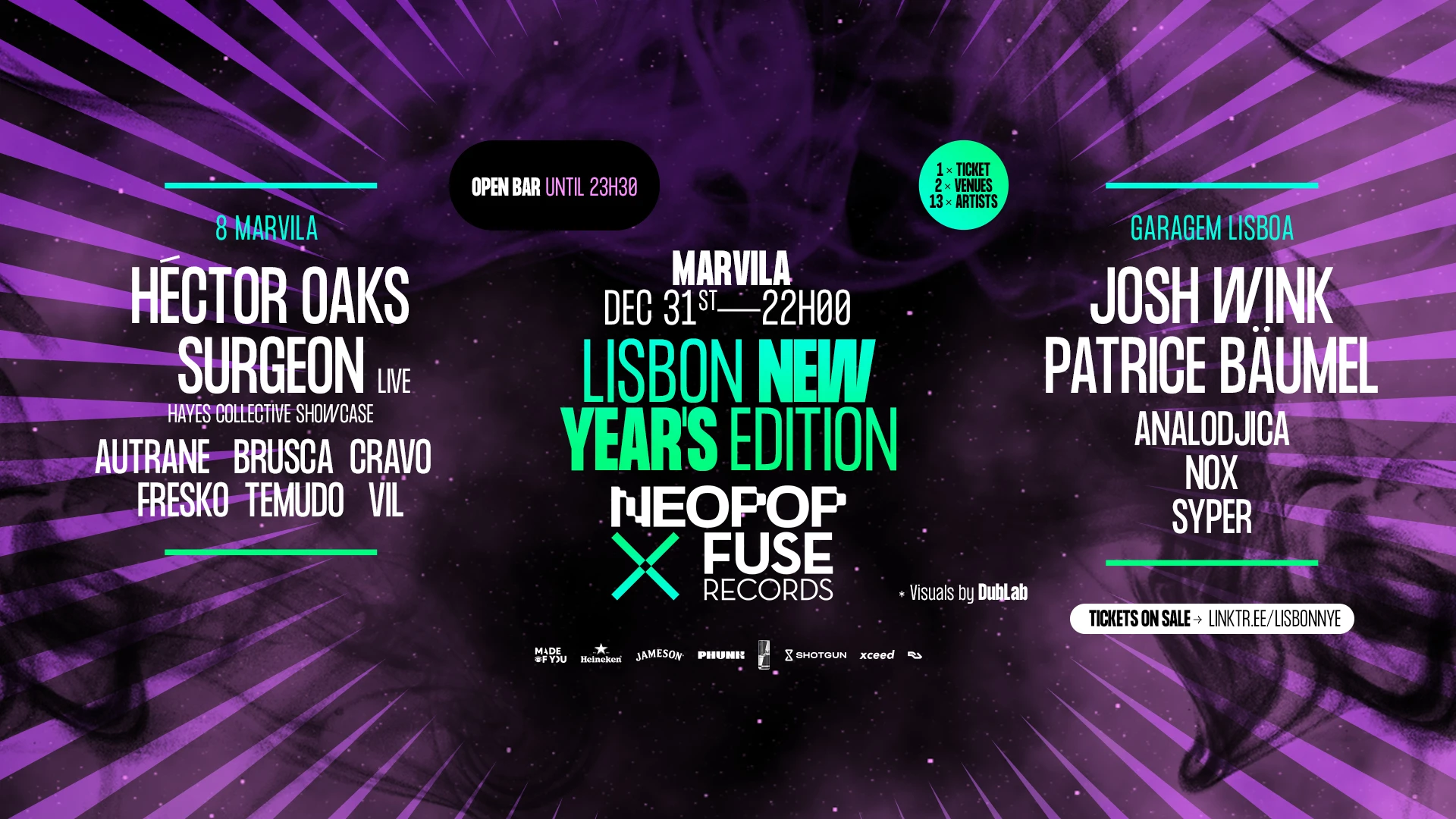 Lisbon New Year's Edition: Neopop X Fuse Records Cover