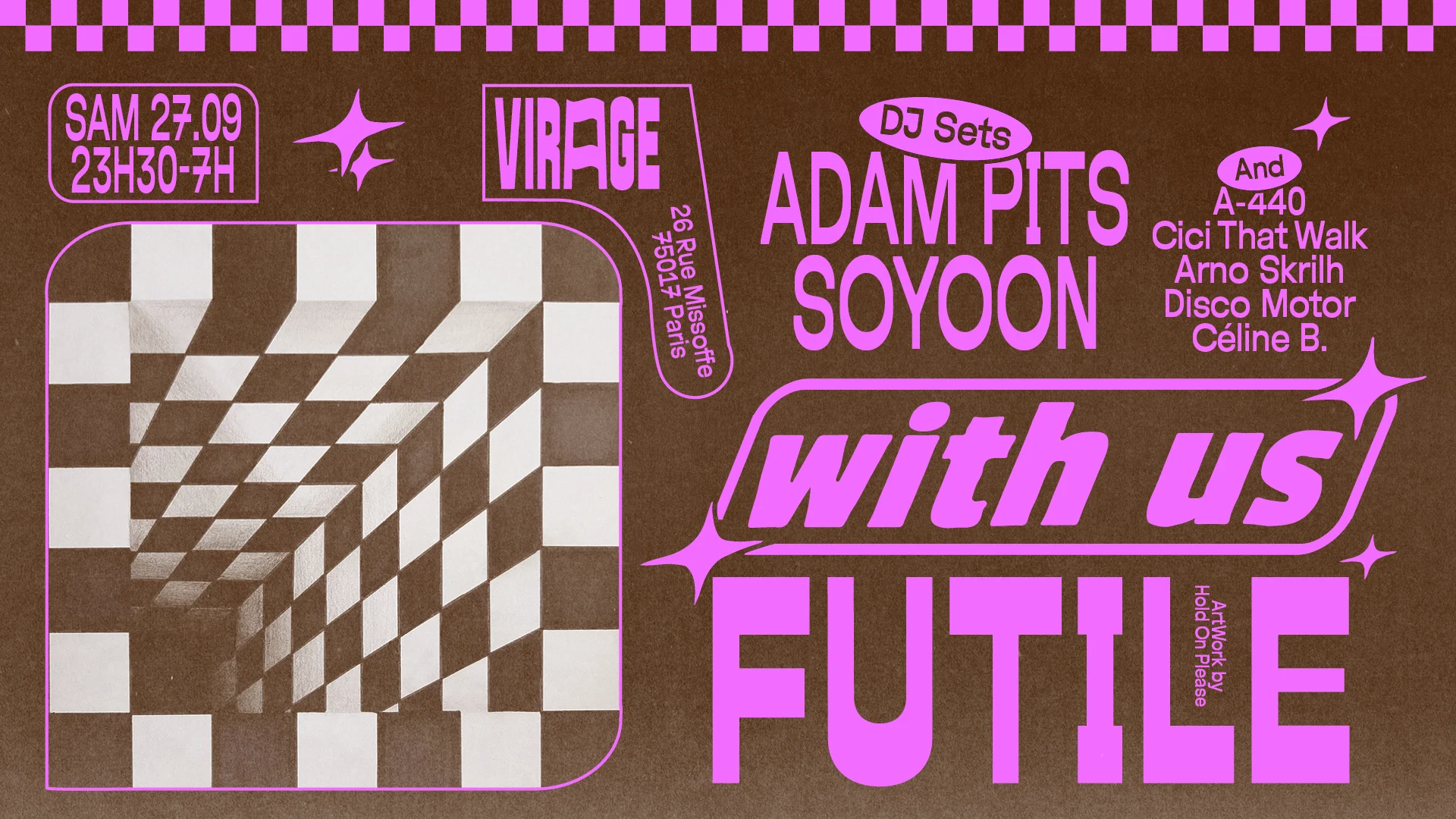 Xxl Futile X With Us : Adam Pits, Soyoon B2b Céline B & More Cover