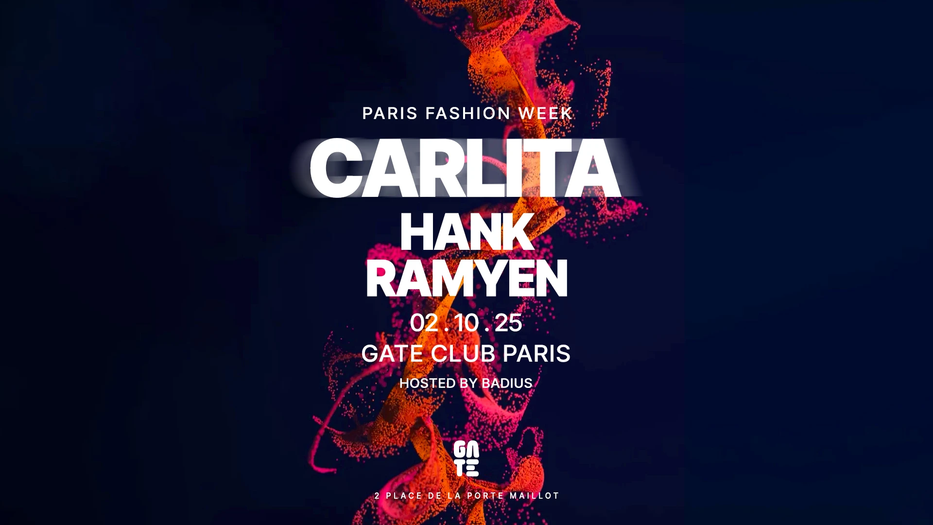 Carlita X Hank X Ramyen X Paris Fashion Week Party Cover