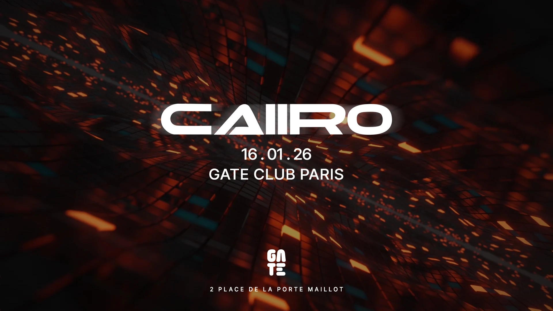 Caiiro At Gate Club Paris Cover