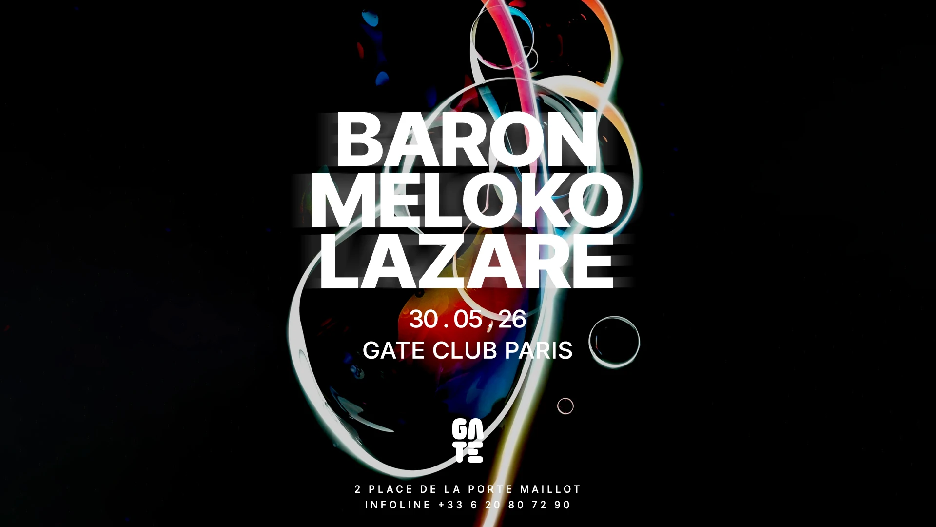 Baron X Meloko X Lazare At Gate Club Paris Cover