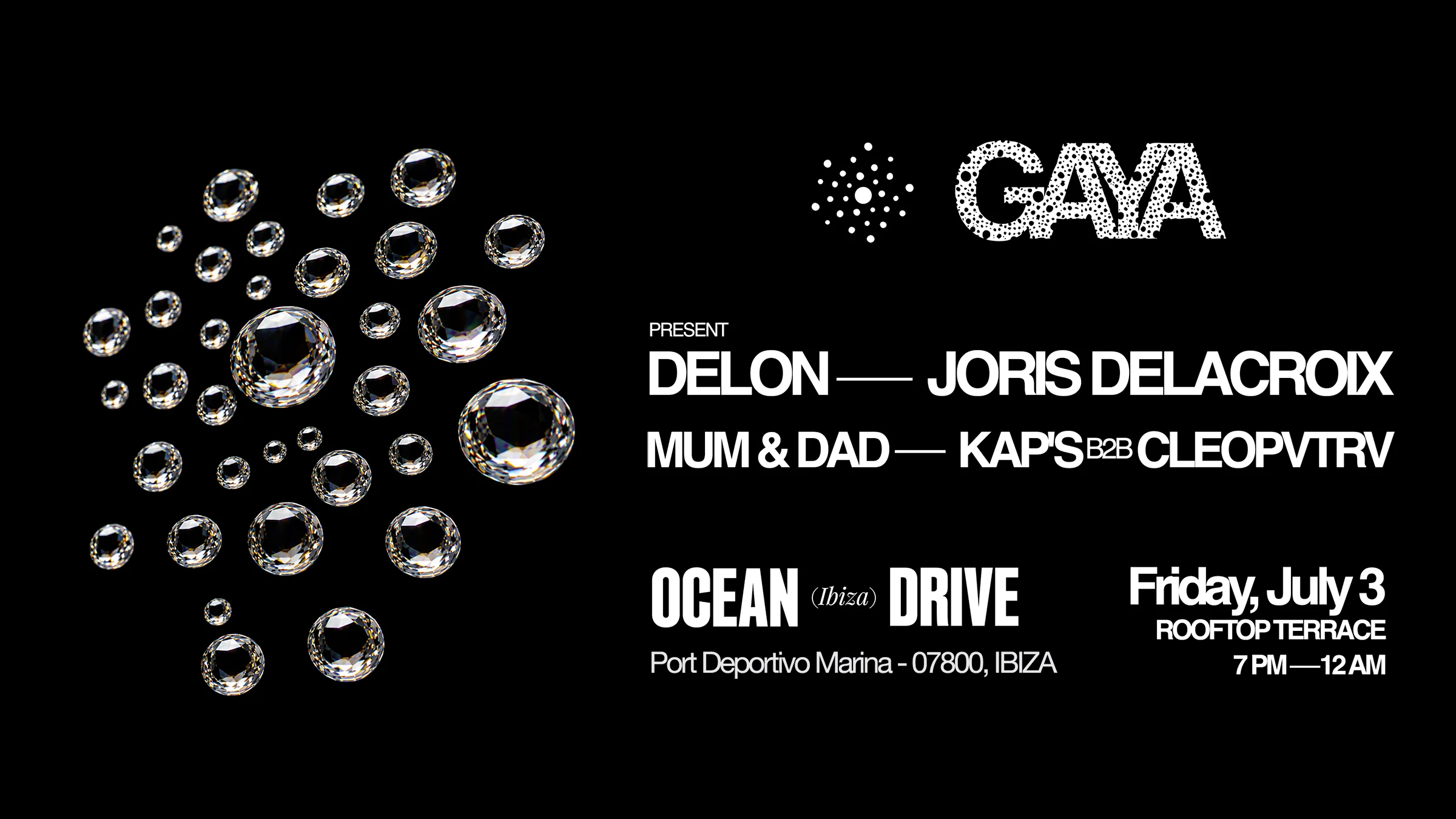 Gaya #2 At Ocean Drive Delon B2b Joris Delacroix — Ibiza Cover