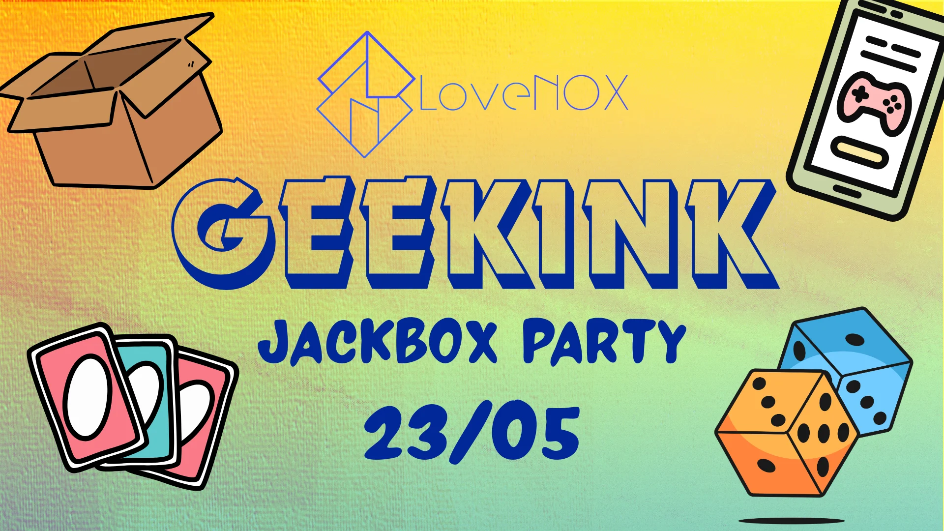 23/05 - Geekink: Jackbox Party Cover