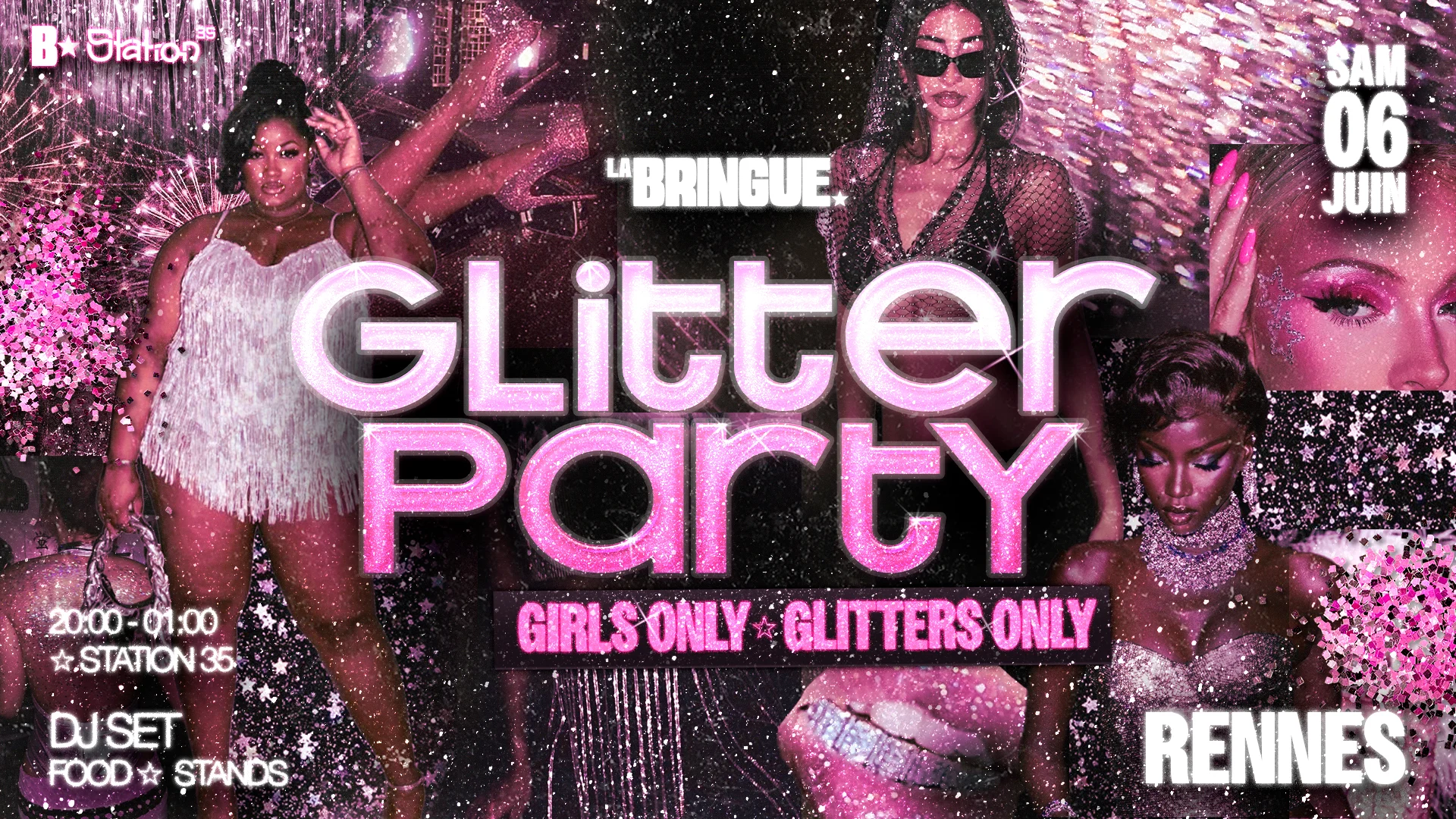 La Bringue - Glitter Party - Rennes Cover
