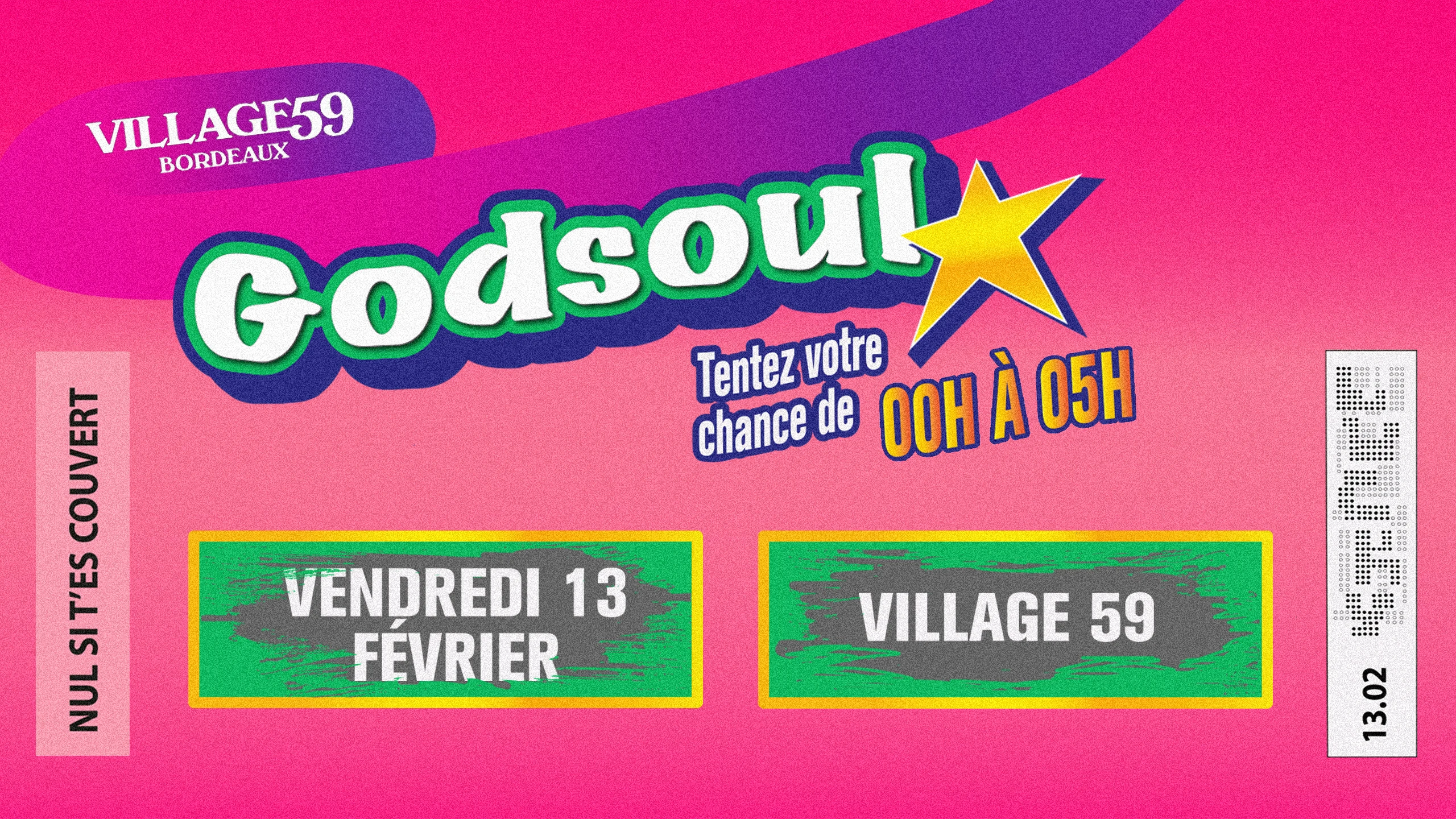 Village 59 - Godluck Vendredi 13 W/ Godsoul Cover