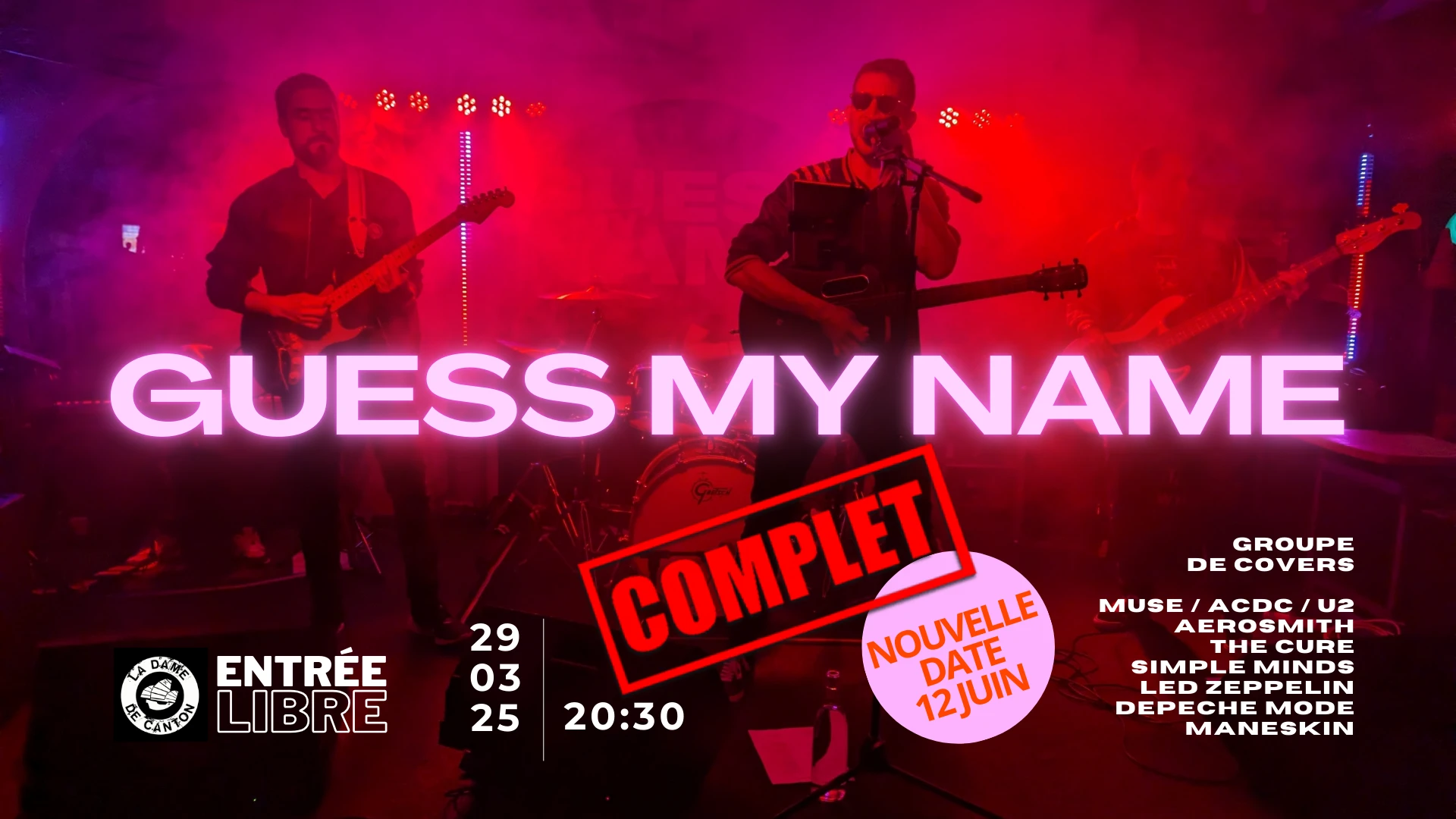 Guess My Name (Groupe De Covers) Cover