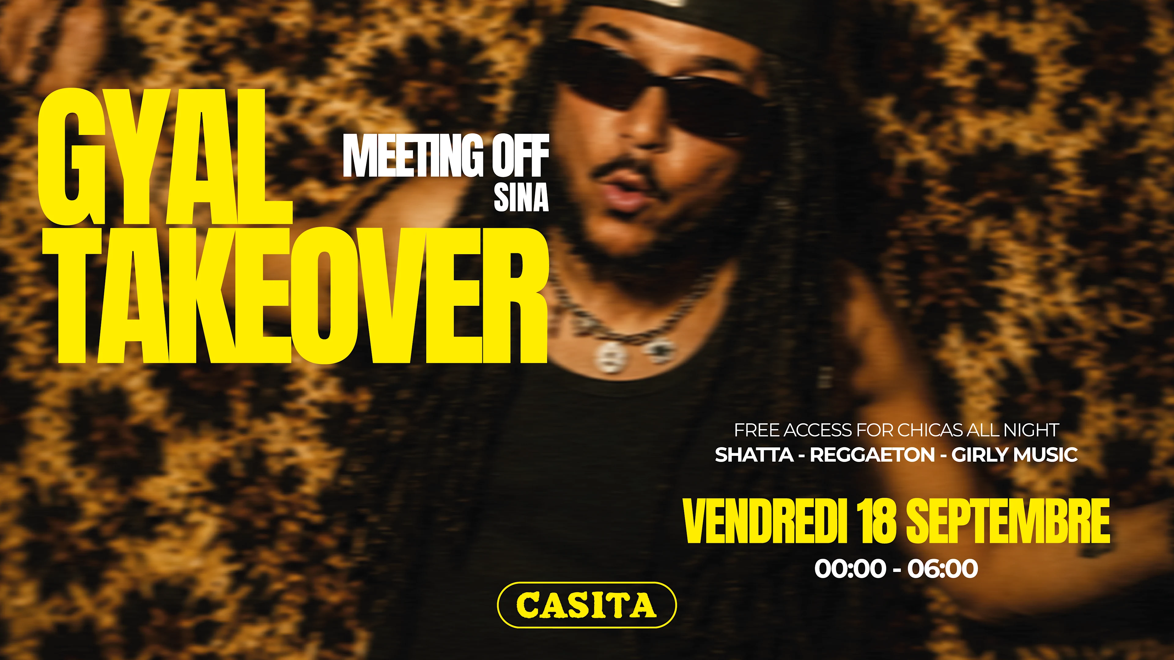 Vendredi 18 Septembre - Gyal Takeover Cover
