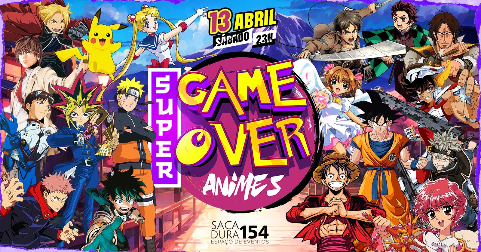 Game Over Party Edição Animes Cover