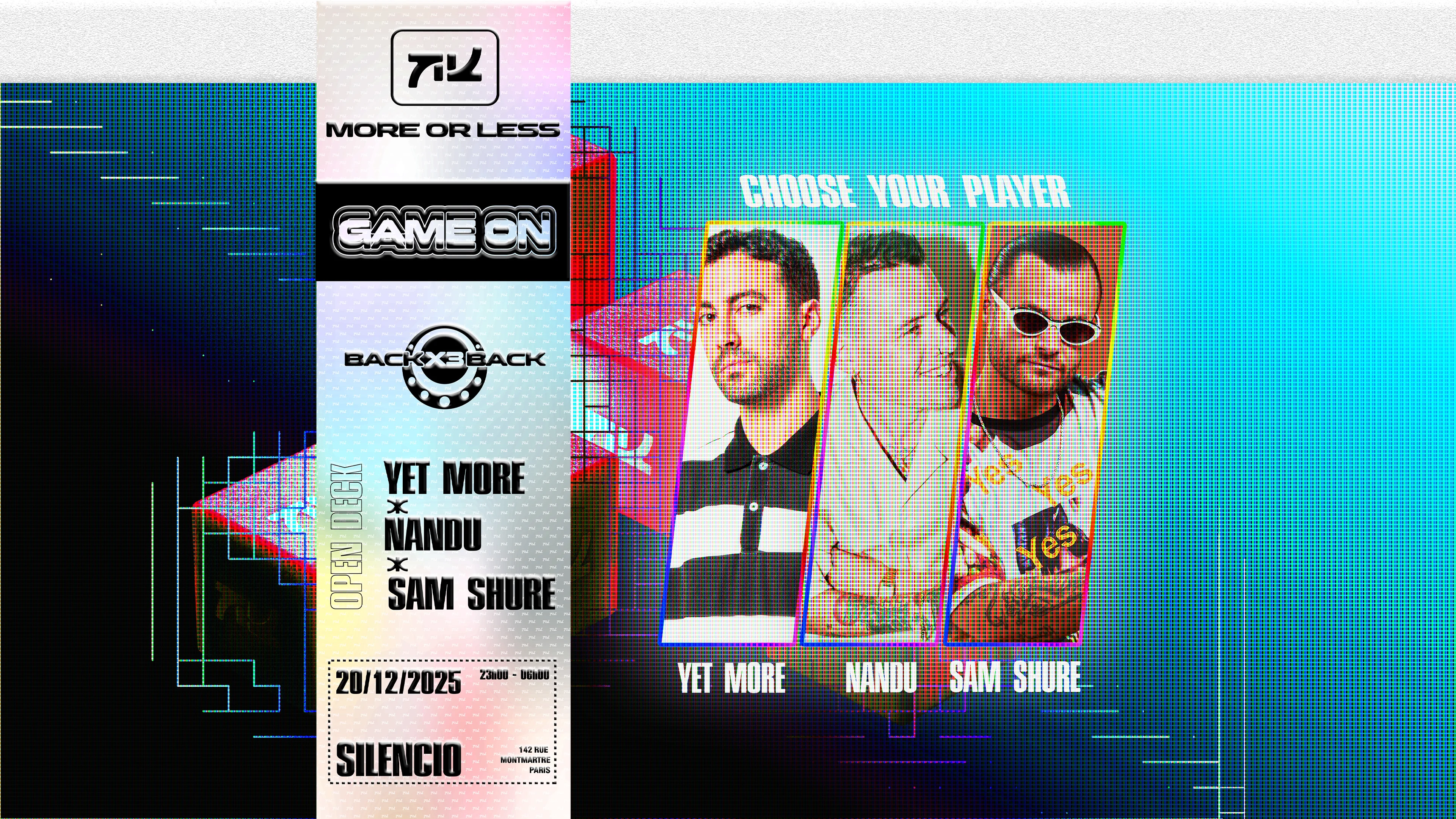 More Or Less: Yet More, Nandu, Sam Shure Cover