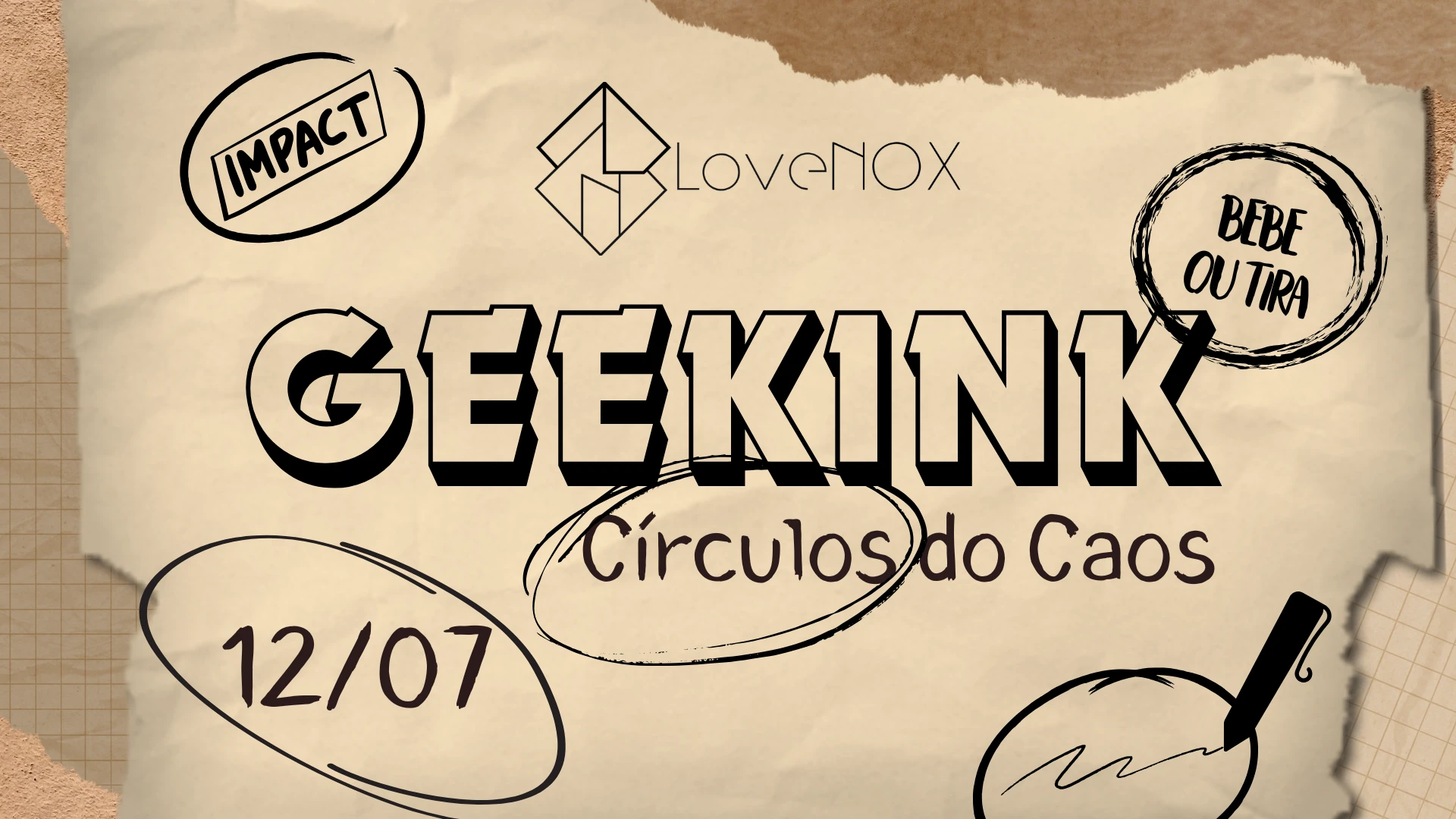 12/07 - Geekink: Círculos Do Caos Cover