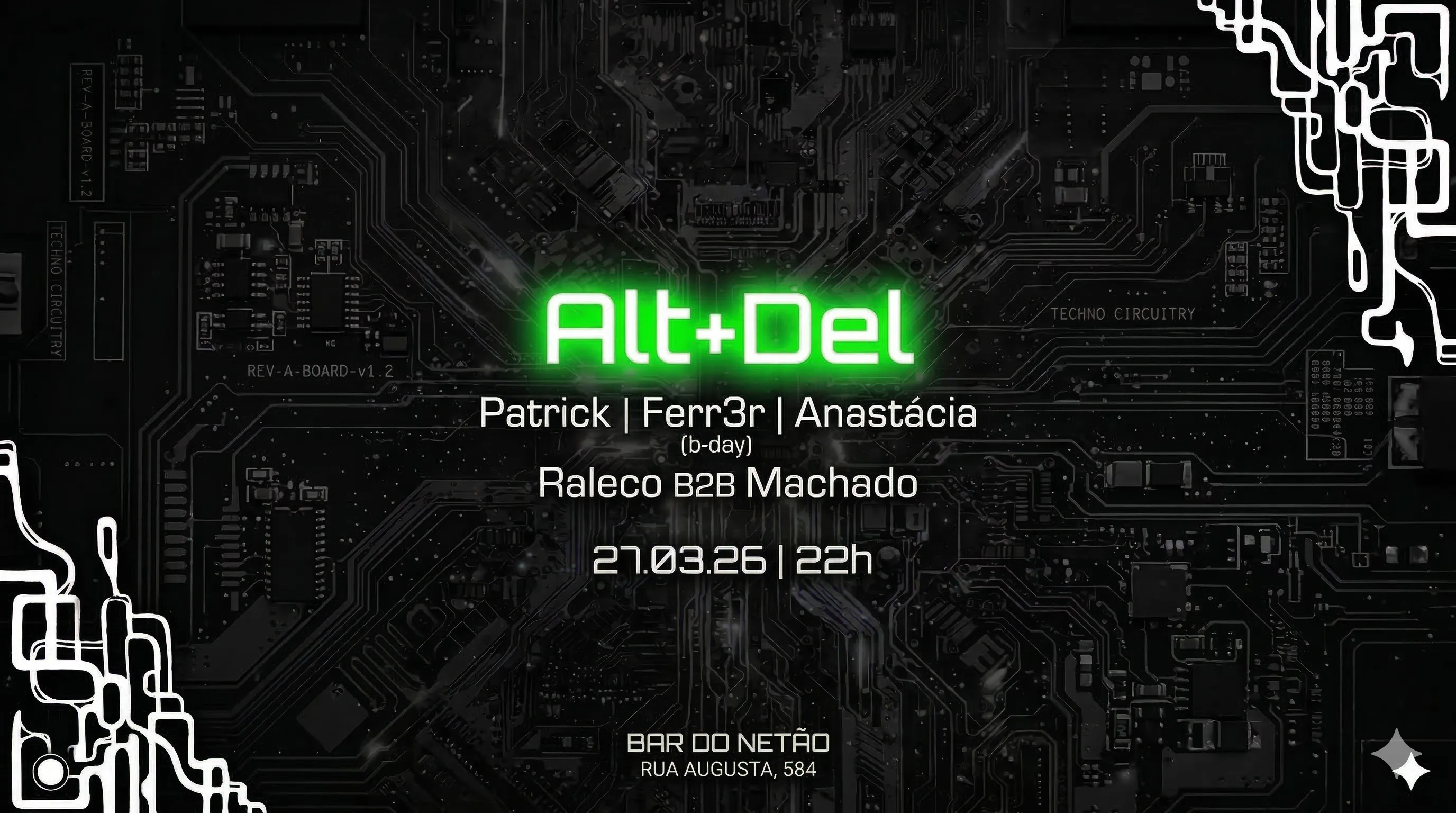 Estreia Alt + Del Cover