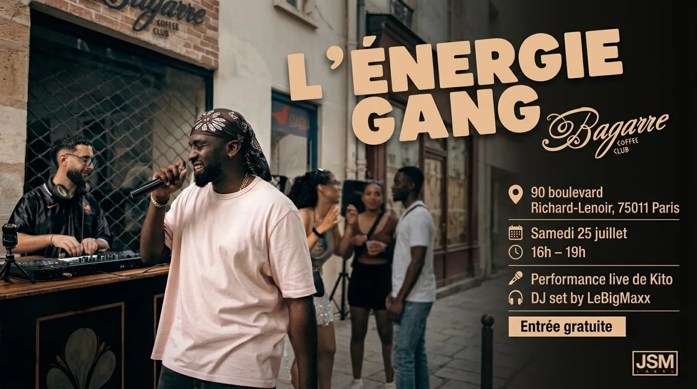L'énergie Gang Au Bagarre Coffee Club Cover