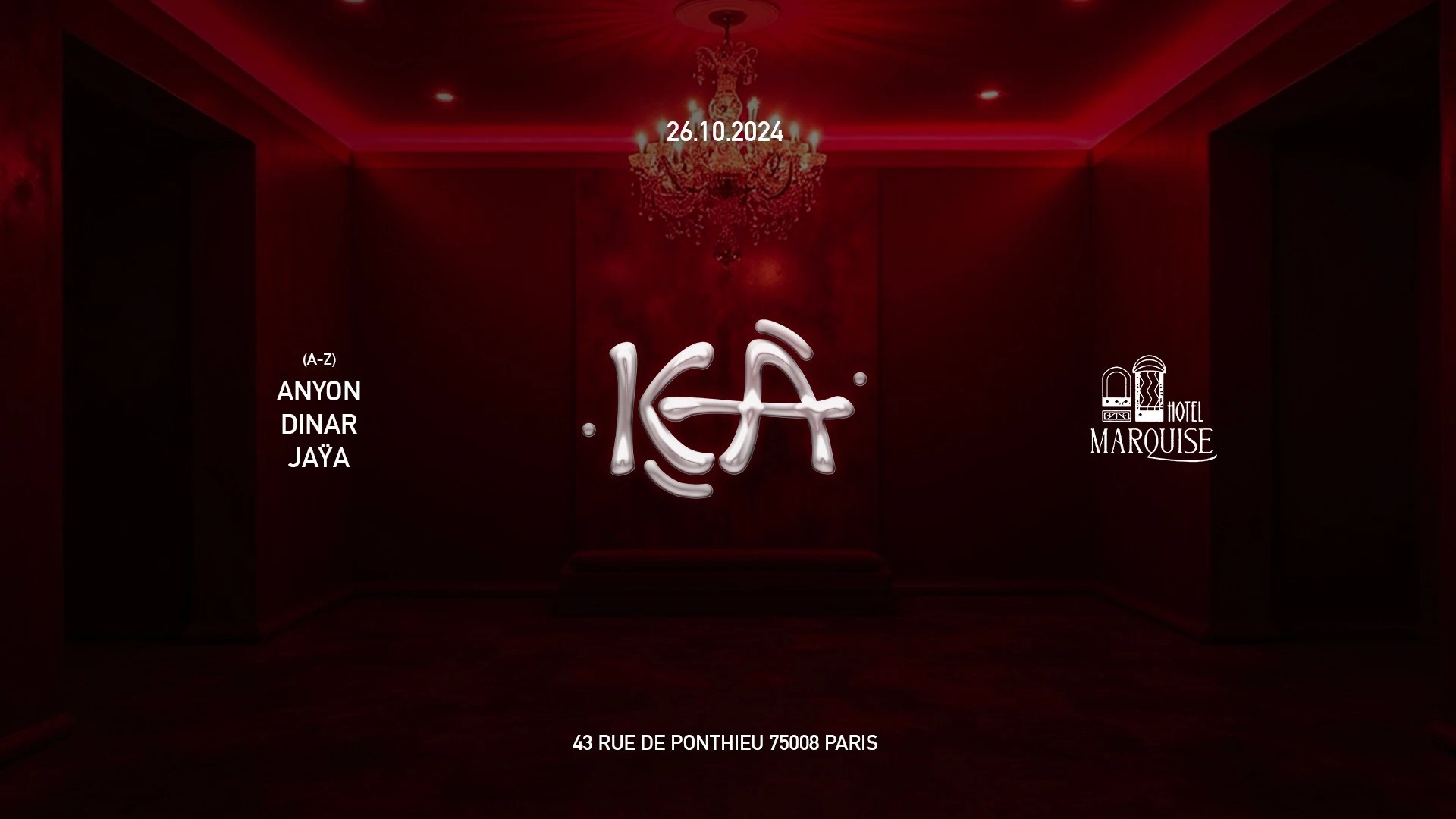 Kea X Hotel Marquise W/ Jaÿa & Dinar Cover