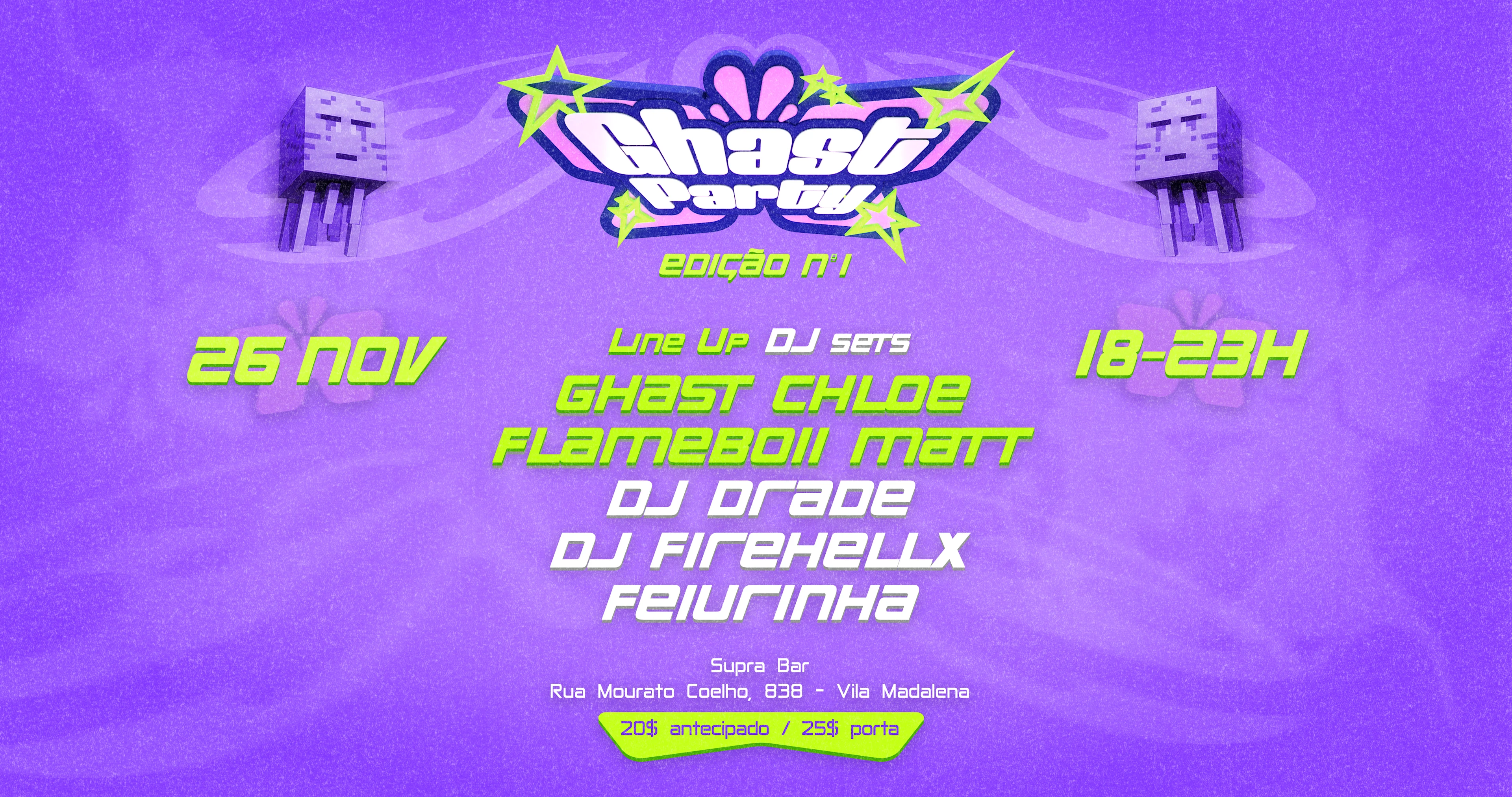 Ghast Party @ Supra Bar Cover