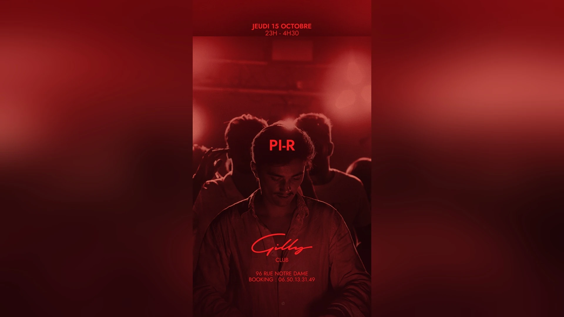 Gilly Club - Pi-R Jeudi 15 Octobre Cover