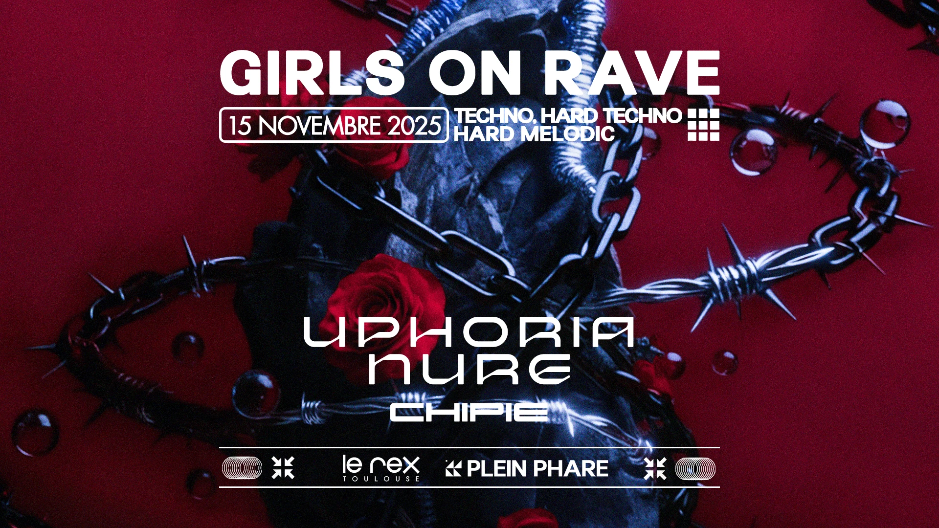 Girls On Rave Inv. Uphoria, Nure & Chipie Cover