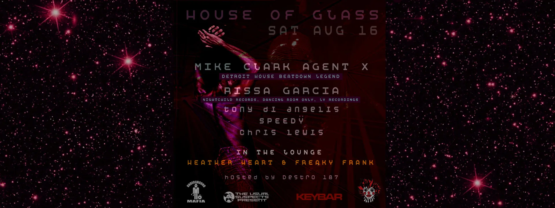 House Of Glass: Mike "Agent X" Clark (Detroit), Rissa Garcia Cover