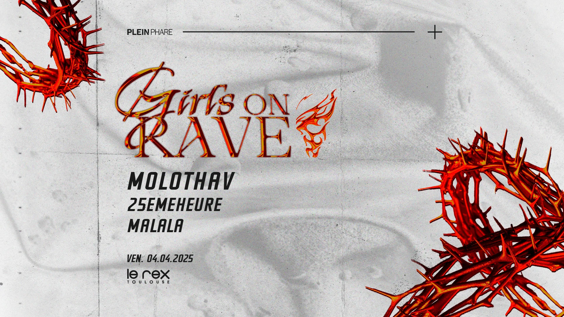 Girls On Rave W/ Molothav, 25emeheure & Malala Cover