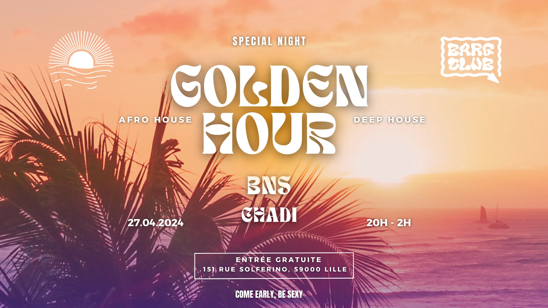 Elios X Barge Bar : Golden Hour Cover