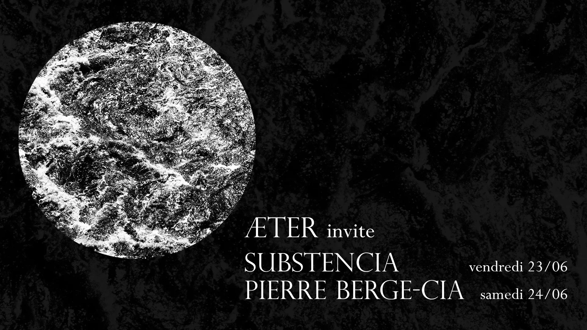 Æter Invite Pierre-Berge Cia Cover