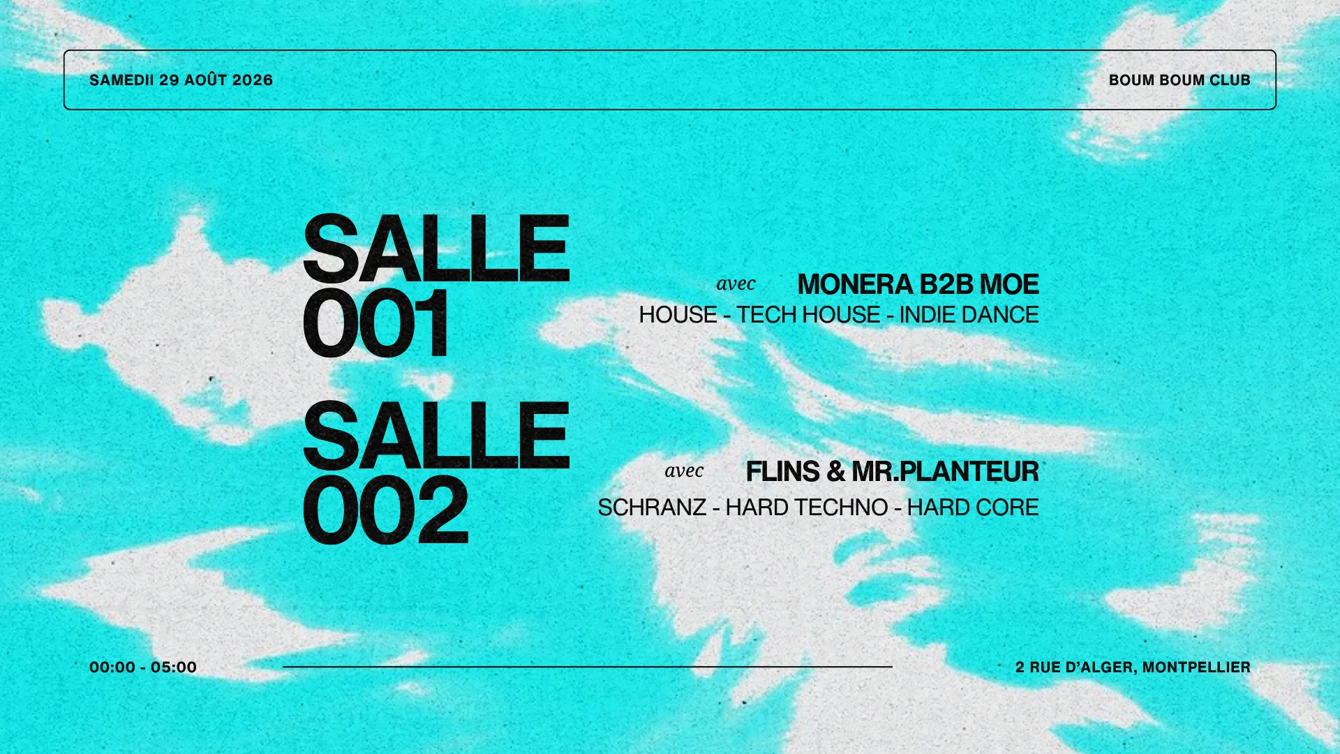 Boum Boum : 2 Salles, 2 Ambiances Cover
