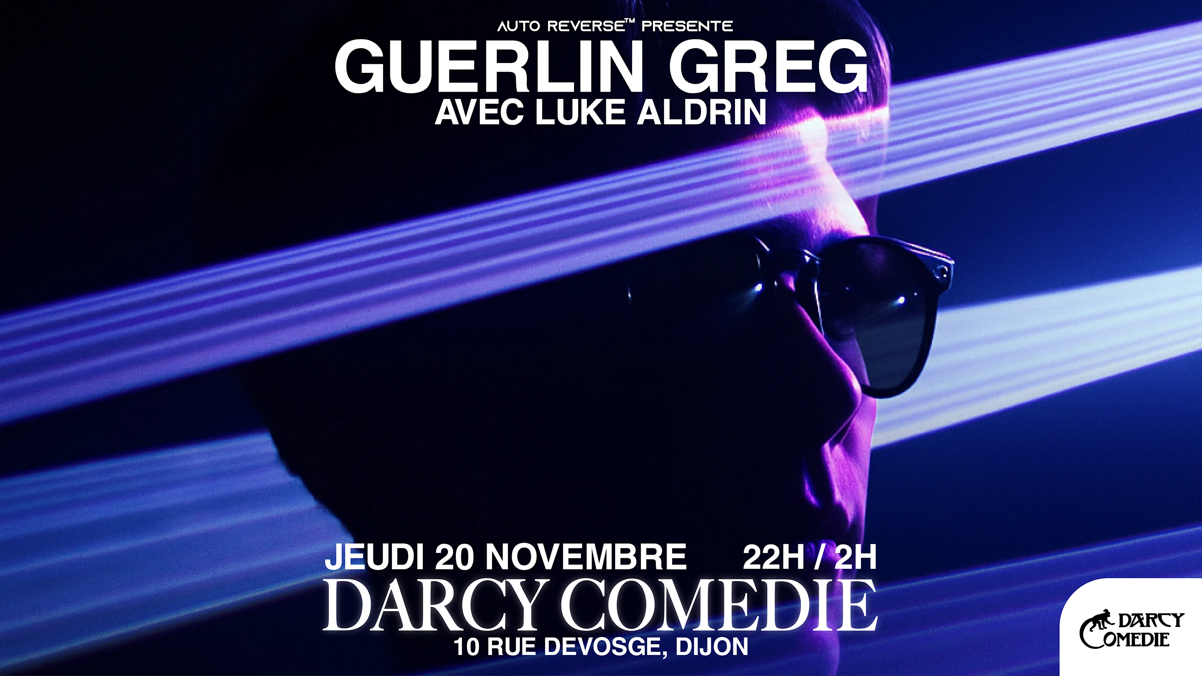 Guerlin Greg - Darcy Comédie - Dijon Cover