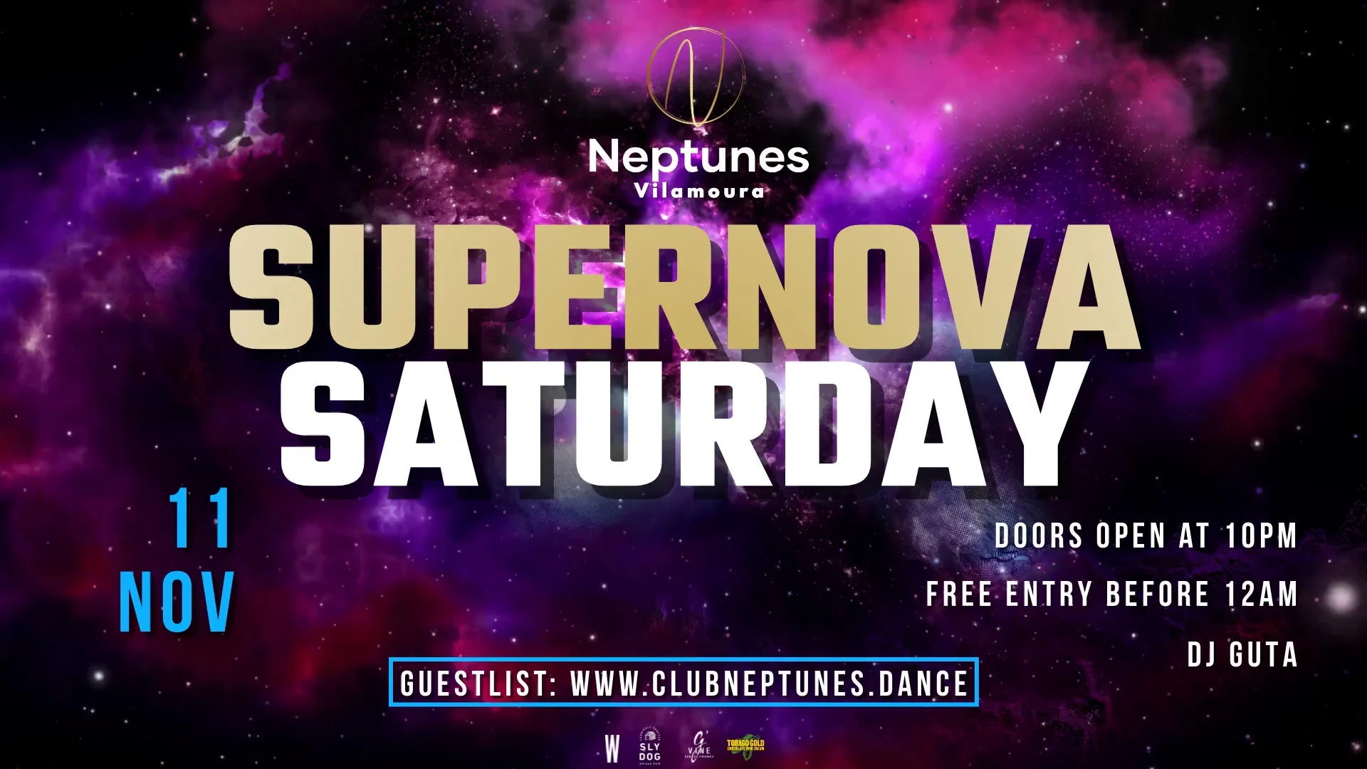 Supernova Saturday 11th Nov Cover
