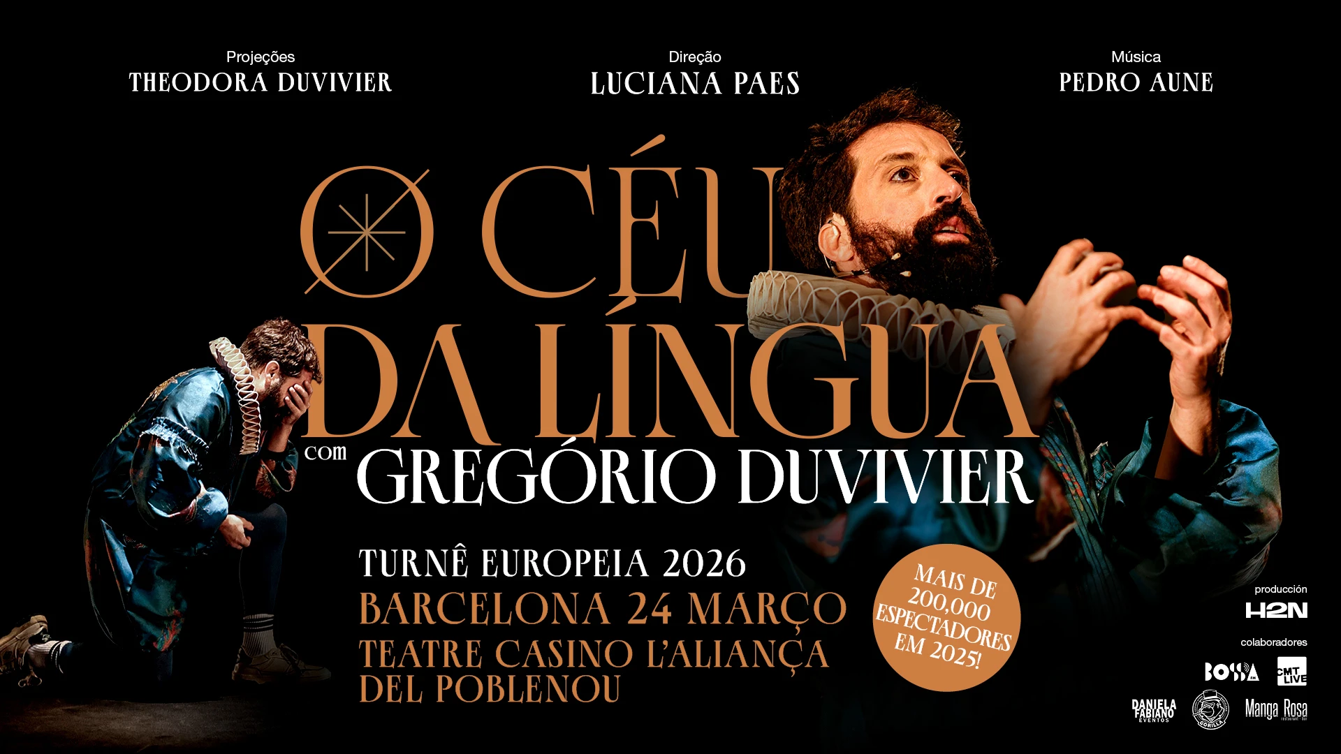 O Céu Da Língua Com Gregório Duvivier | Barcelona Cover