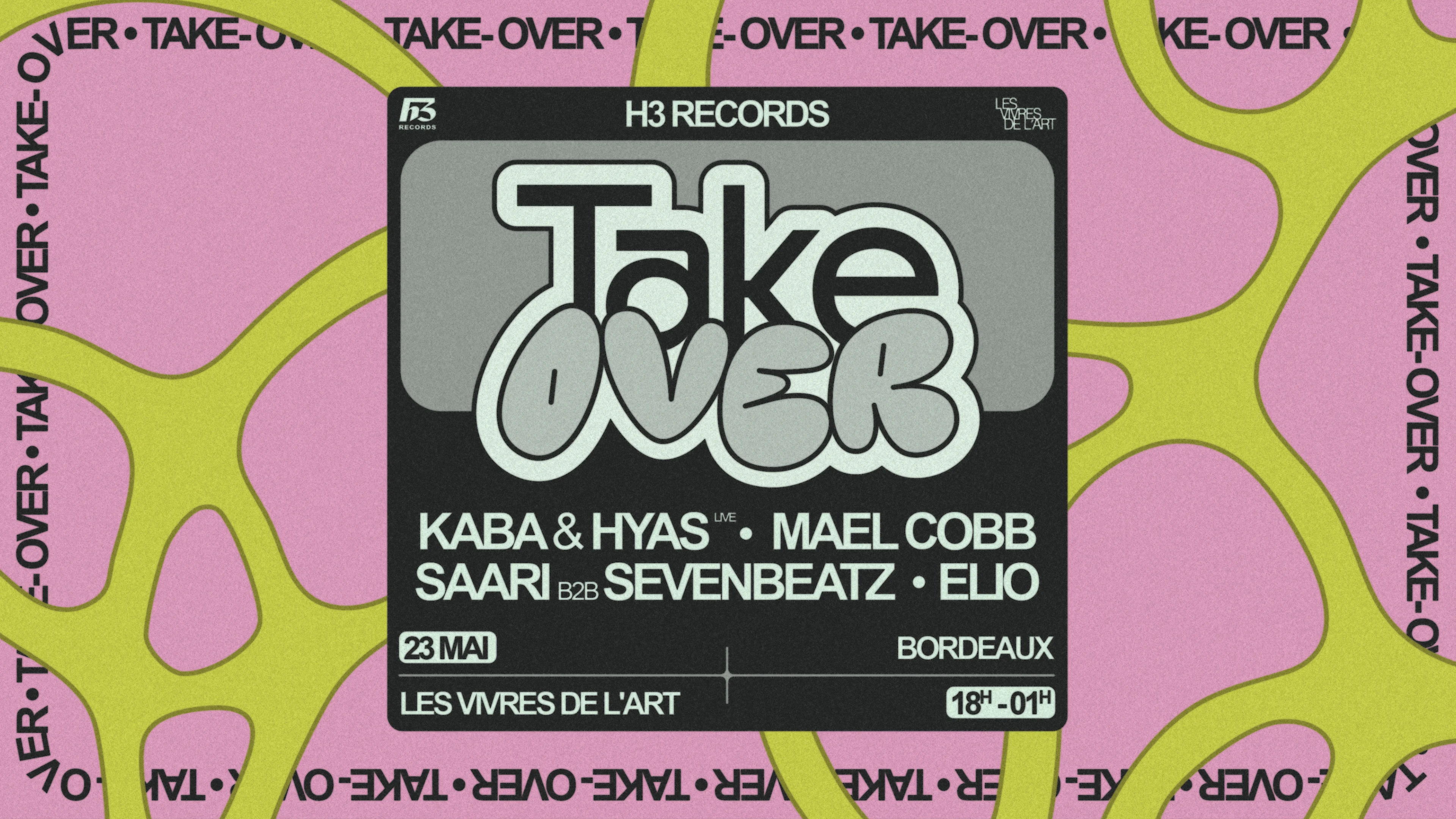 H3 Takeover X Les Vivres De L'art Cover