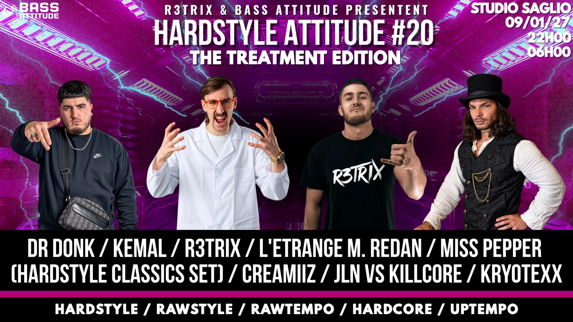 Hardstyle Attitude #20 : The Treatment Edition Cover
