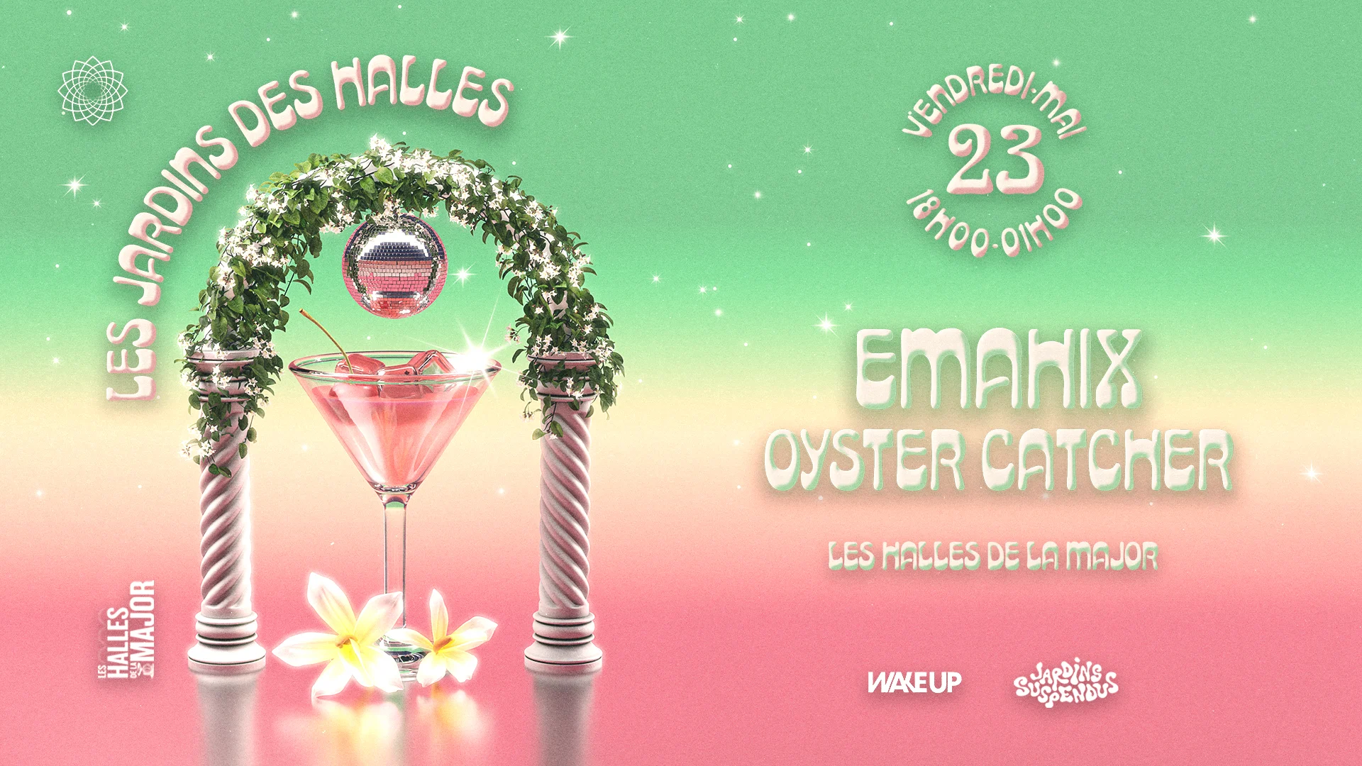Jardins Des Halles : Emahix & Oyster Catcher Cover