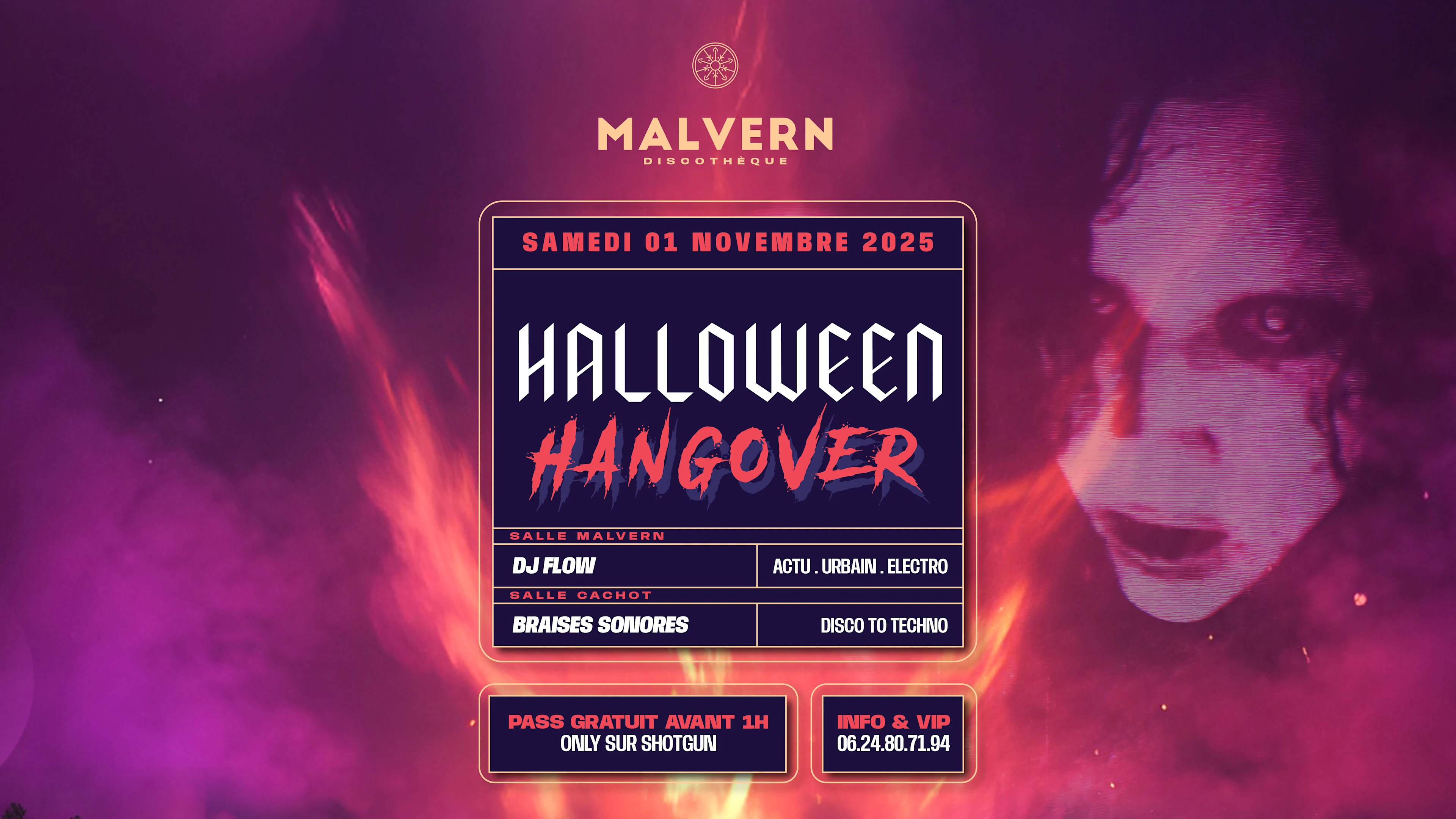 Halloween Hangover (Pass Gratuit Avant 1h) Cover