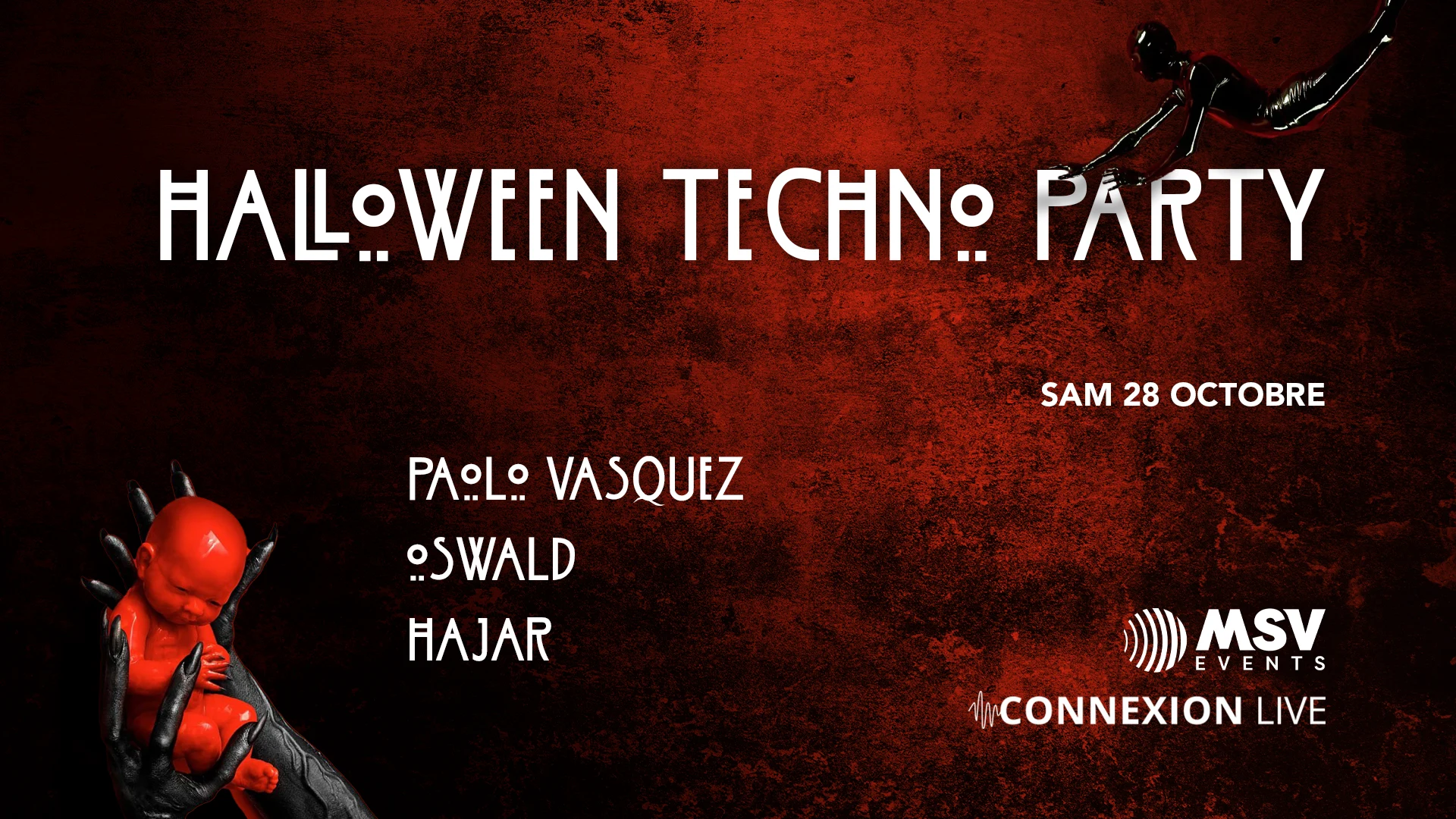 Halloween Techno Party - Centre Ville - Cover