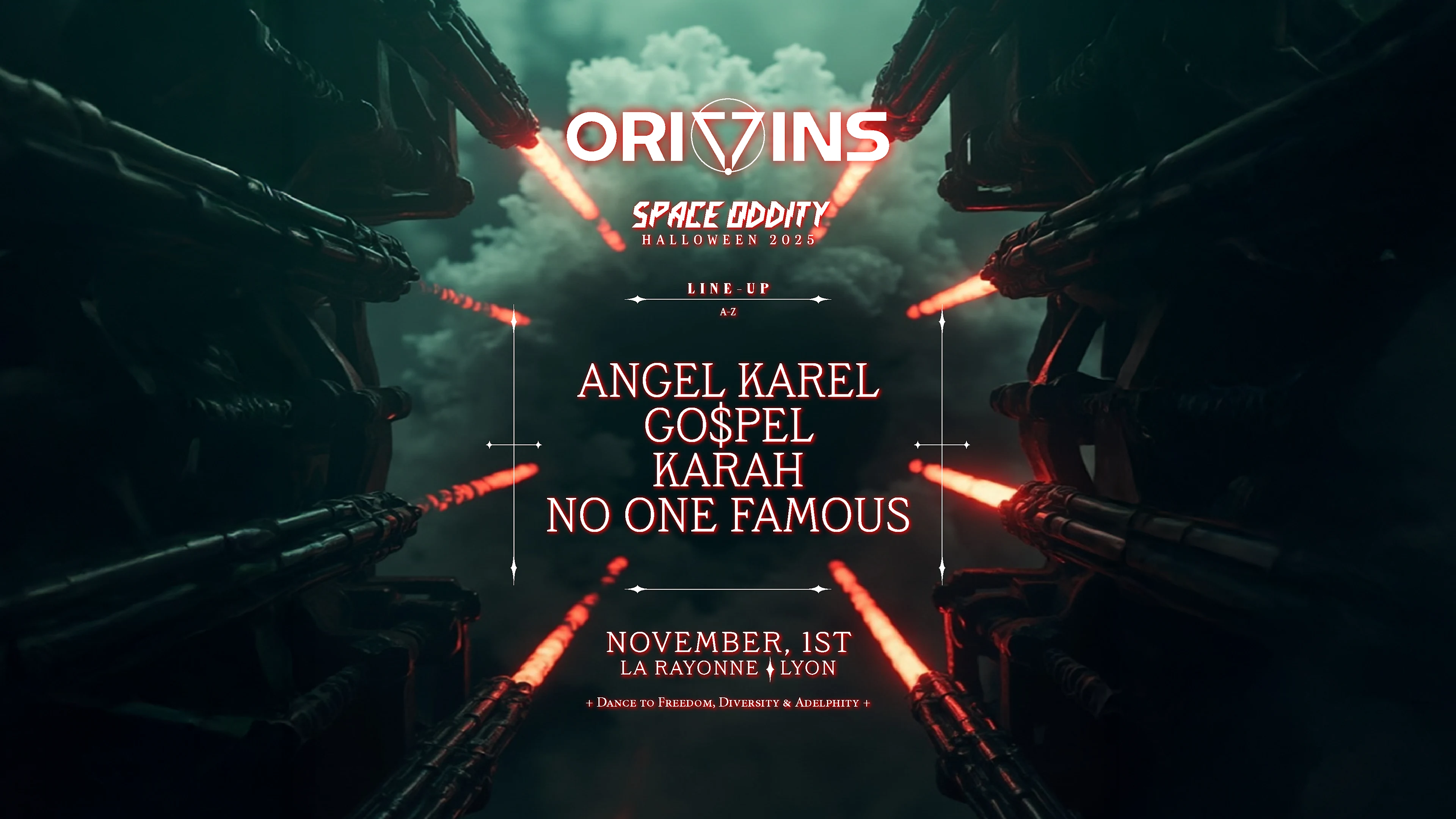 Origins Space Oddity Invite Karah Cover