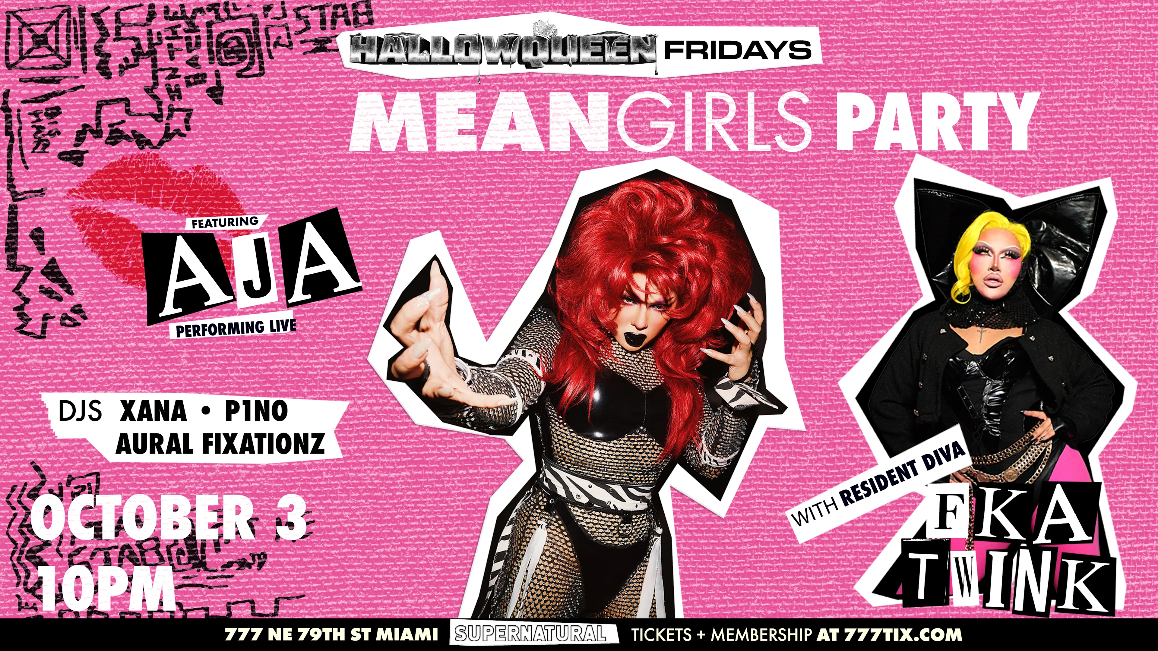 Hallowqueen Friday: Mean Girls Party Ft. Aja Cover