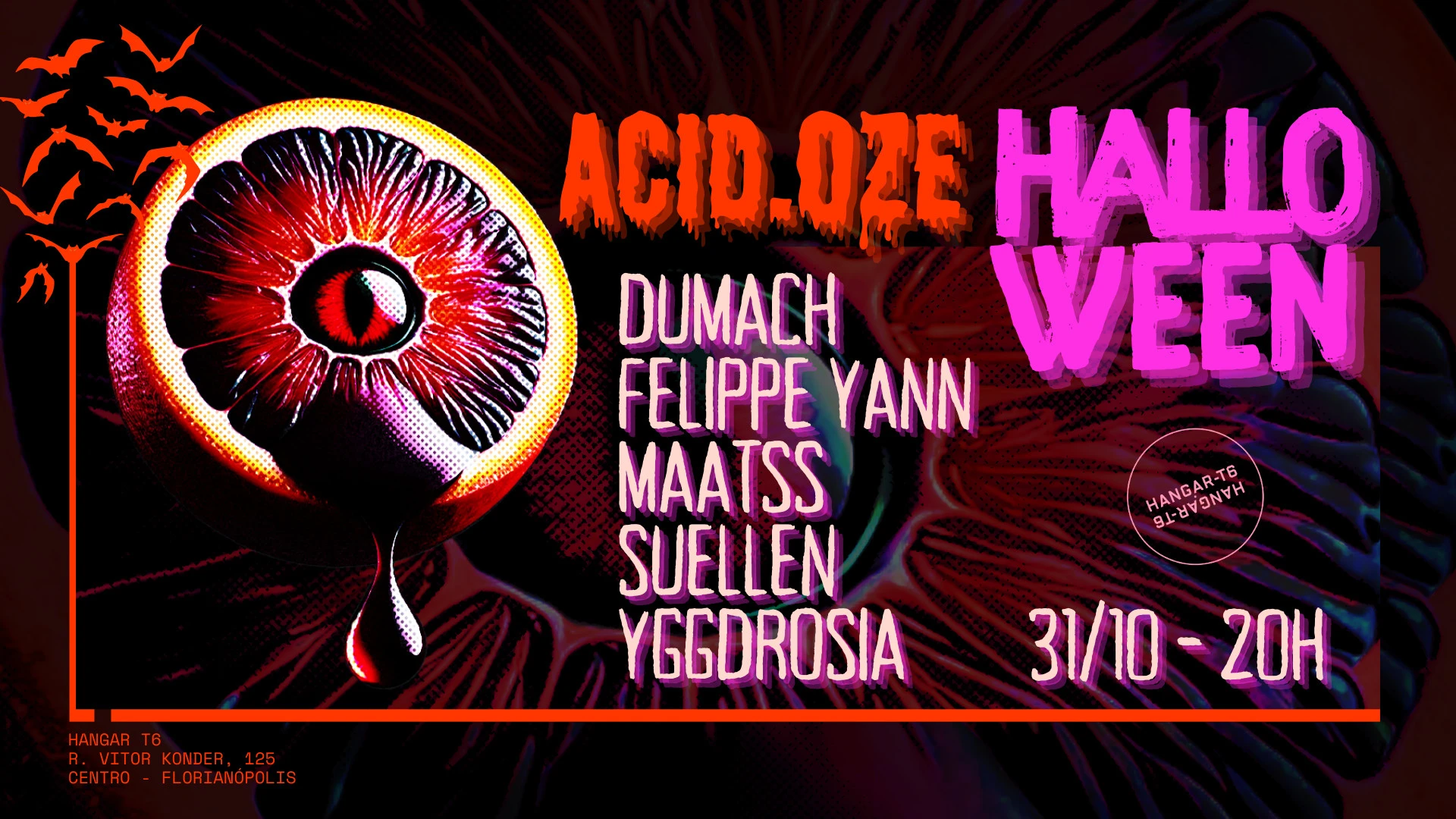 Acid.Oze - Halloween @ Hangar T6 Cover
