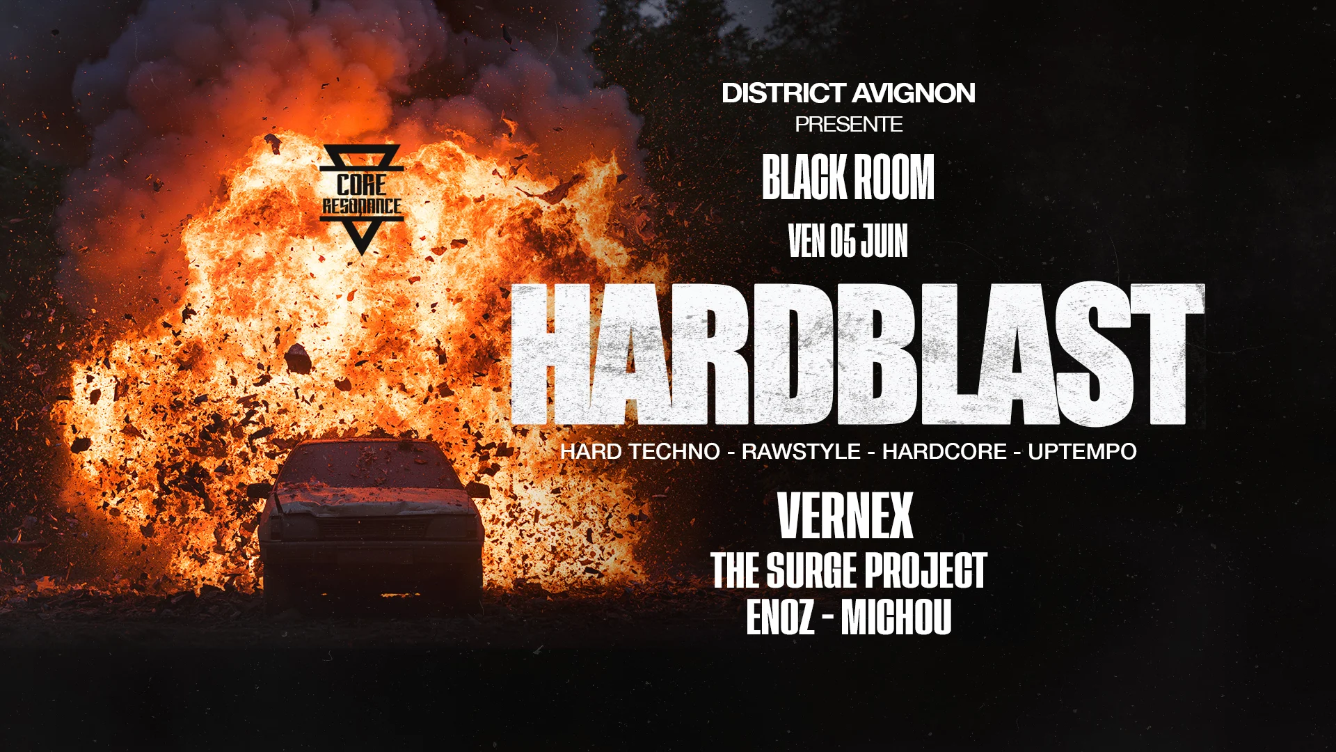Hardblast : Vernex - The Surge Project - Enoz - Michou Cover