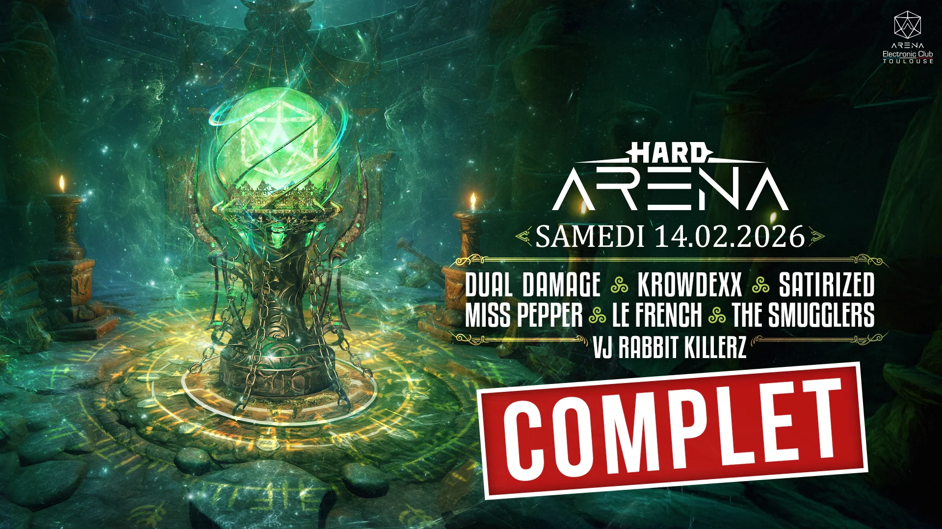 Complet /Hard Arena W/ Dual Damage, Krowdexx, Satirized... Cover
