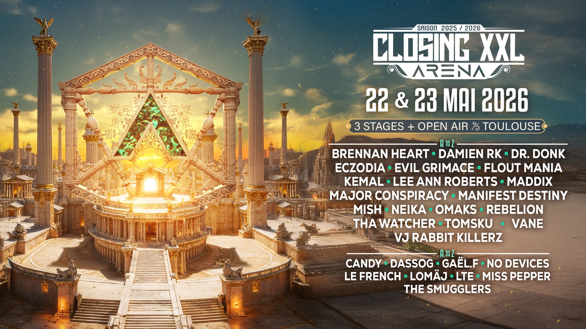 Closing Arena Xxl W/Brennan Heart, Omaks, Maddix, Dr.Donk... Cover