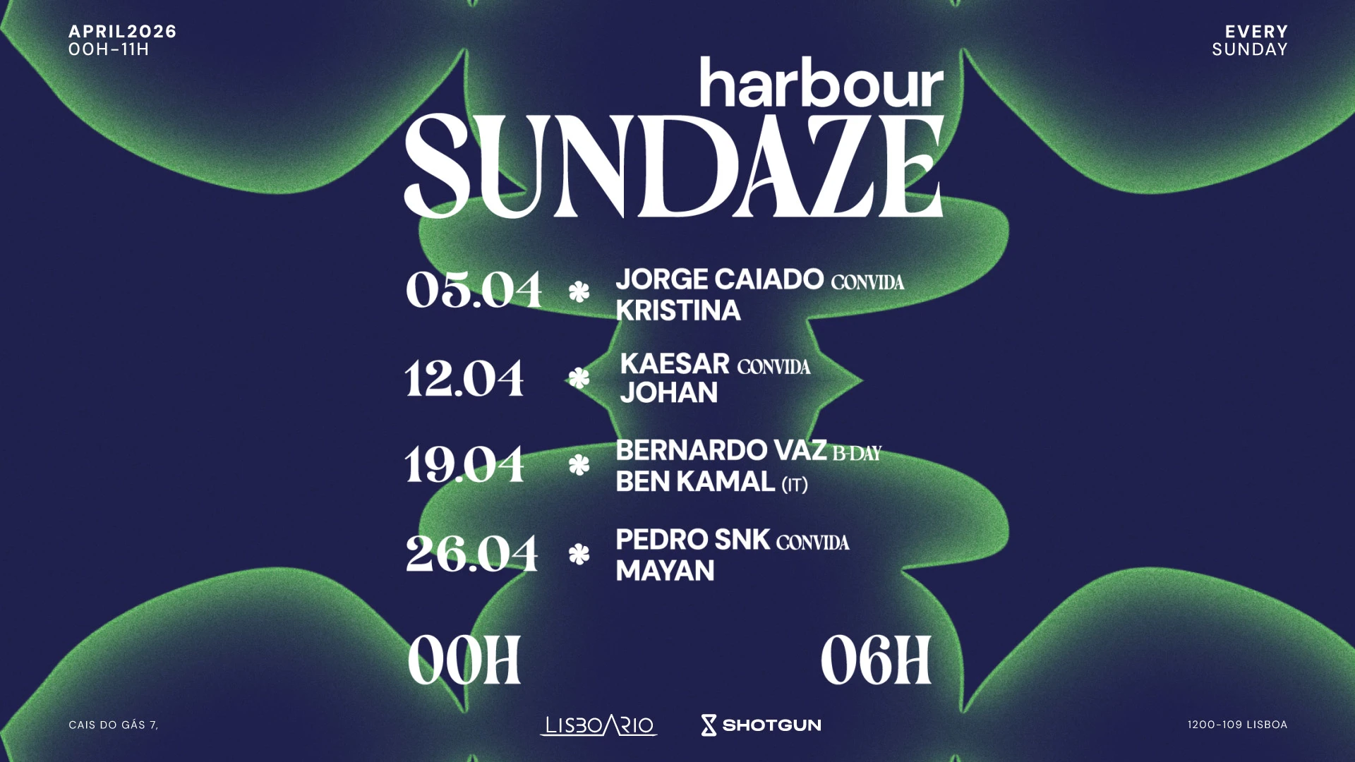 Harbour Sundaze Bernardo Vaz Convida Ben Kamal Cover
