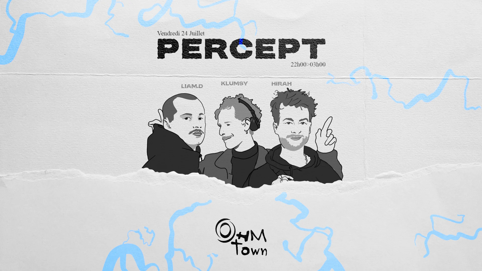 Percept À Ohm Town Cover