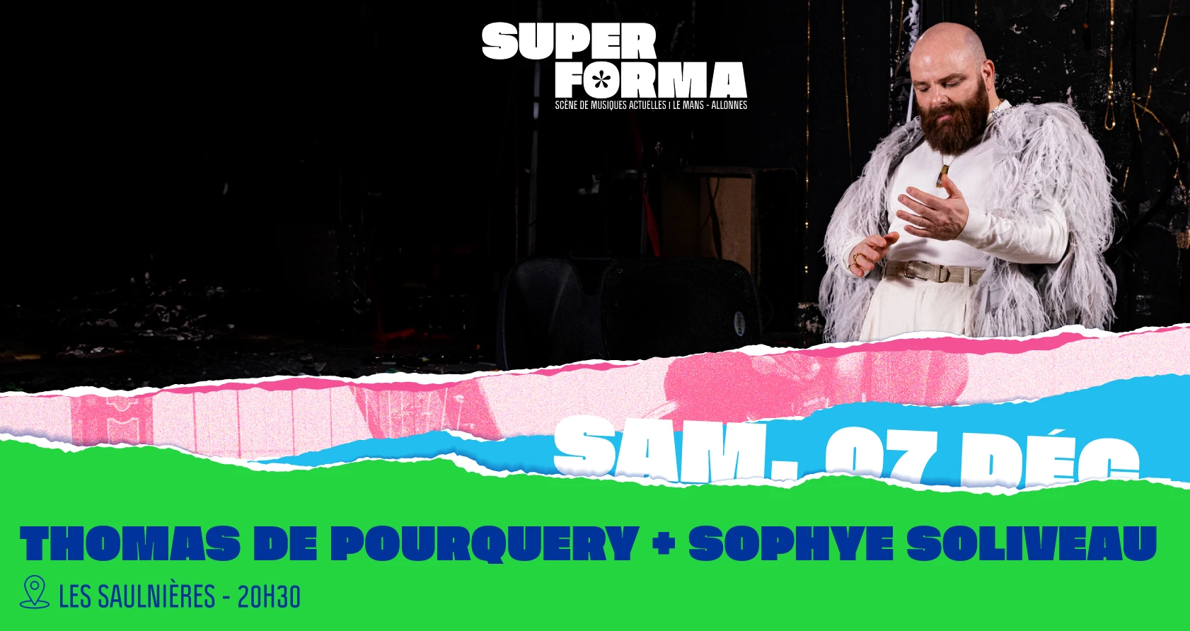Thomas De Pourquery + Sophye Soliveau @ Les Saulnières Cover