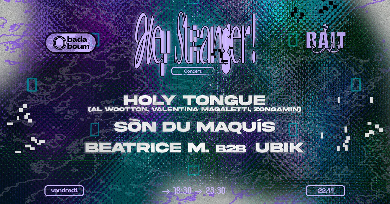 Hey Stranger! X Bait— Holy Tongue, Son Du Maquis, Beatrice M Cover