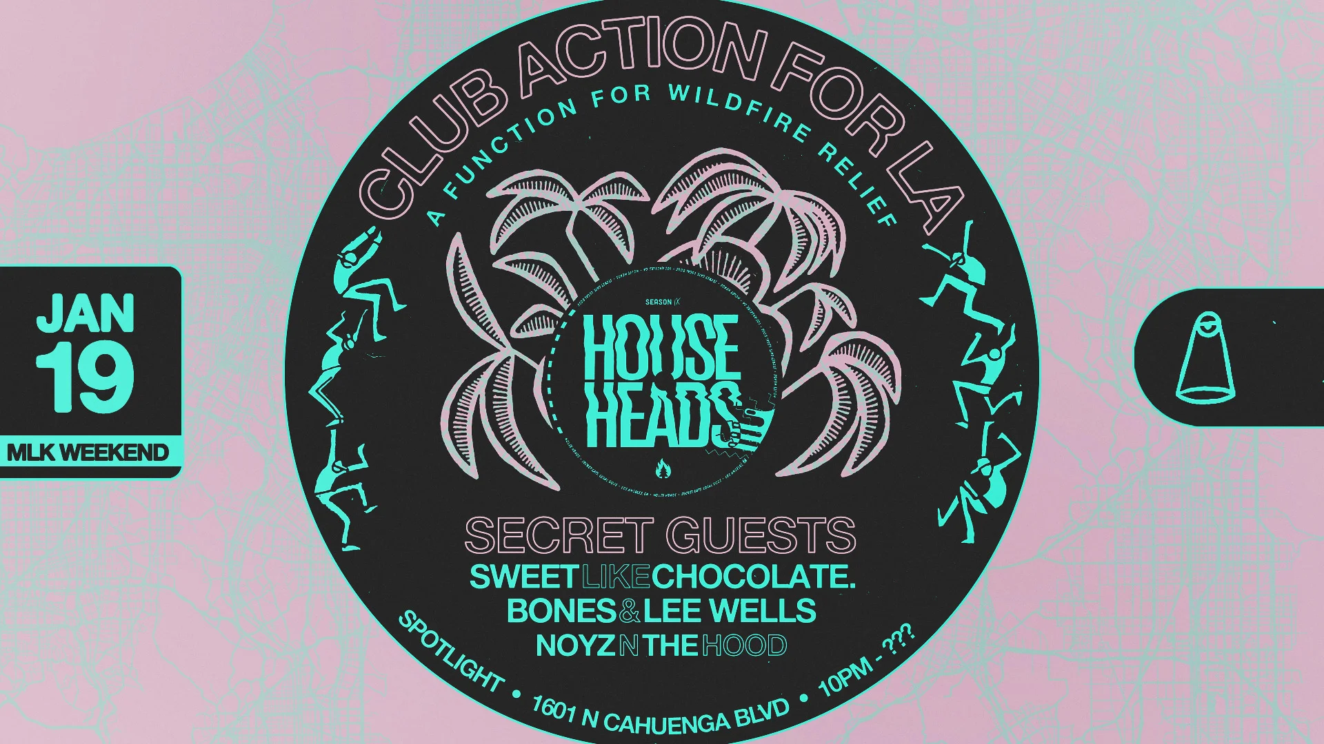 House Heads: Club Action For La (Wildfire Relief Function) Cover